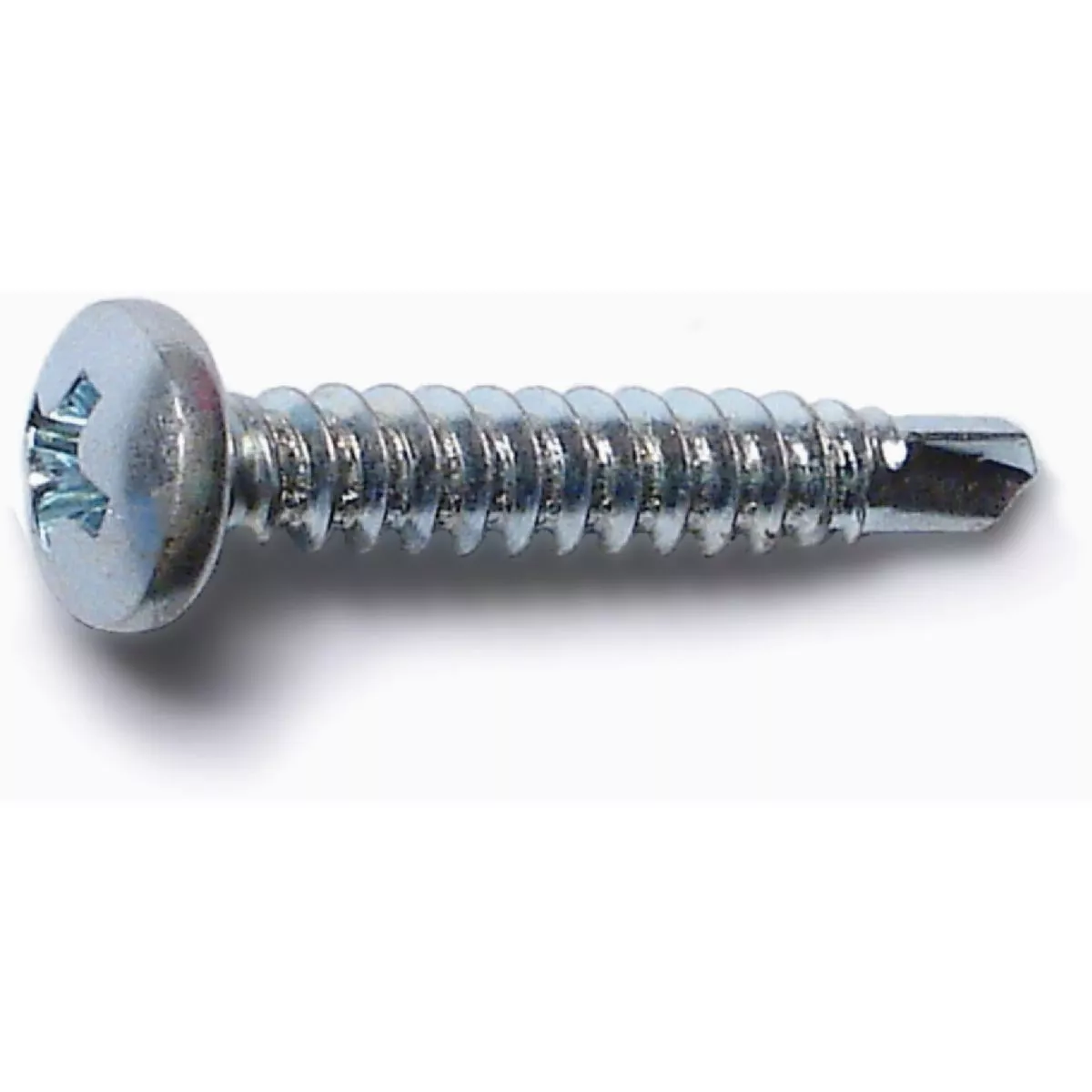 Midwest Fastener #8-18 x 1 In. Zinc Plated Steel Phillips Pan Head Self-Drilling Screws (199 Ct.)
