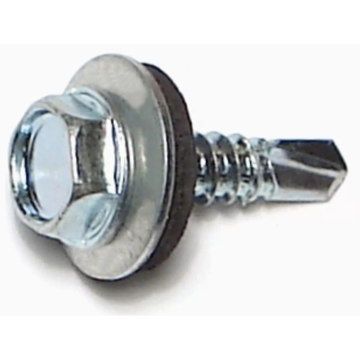Midwest Fastener #10-16 x 3/4 In. Zinc Plated Steel Hex Bonded Washer Head Self-Drilling Screws (117 Ct.)