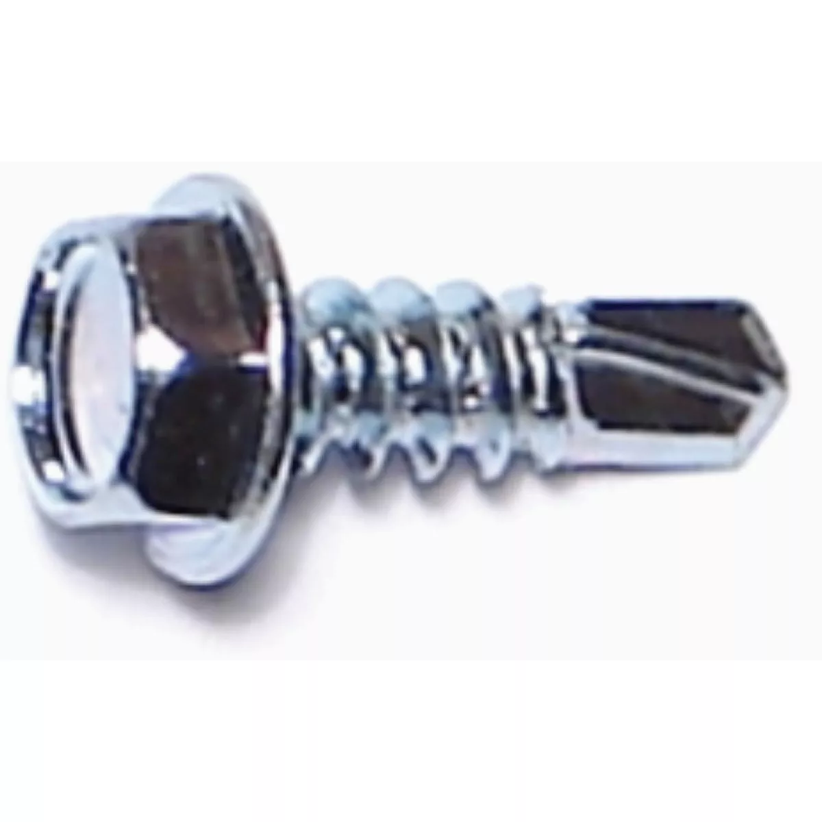 Midwest Fastener #8-18 x 1/2 In. Zinc Plated Steel Hex Washer Head Self-Drilling Screws (1405 Ct.) - photo 2