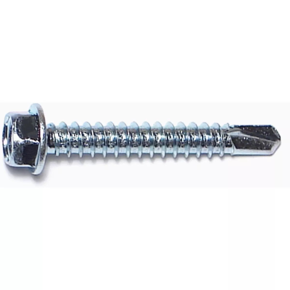 Midwest Fastener #12-14 x 1-1/2 In. Zinc Plated Steel Hex Washer Head Self-Drilling Screws (390 Ct.)