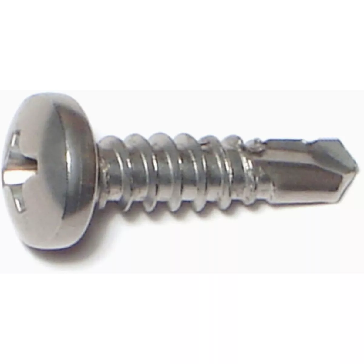 Midwest Fastener #10-16 x 3/4 In. 410 Stainless Steel Phillips Pan Head Self-Drilling Screws (100 Ct.) - photo 2
