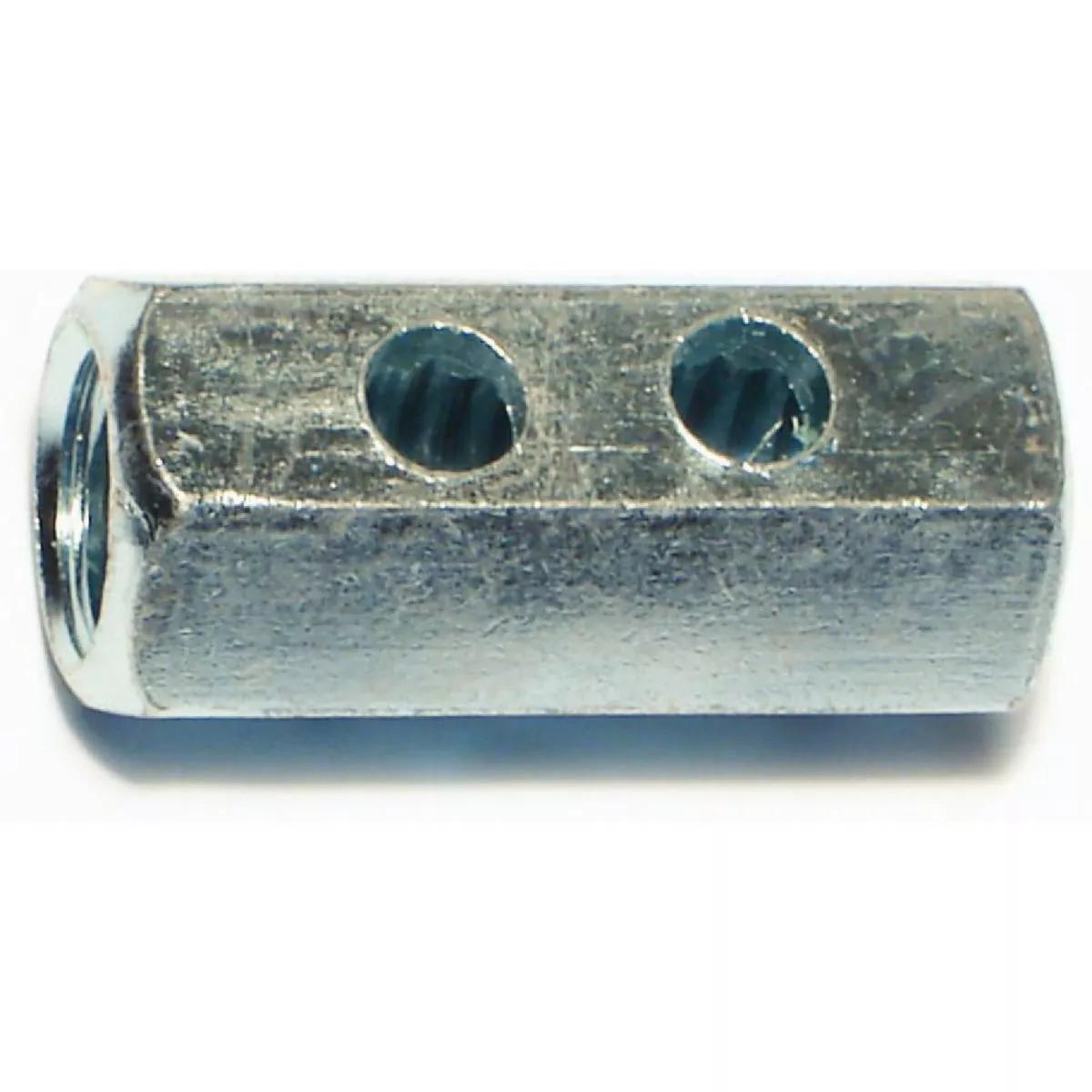 Midwest Fastener 1/2 In.-13 x 1-1/2 In. Zinc Plated Steel Coarse Thread Inspection Hole Coupling Nuts (25 Ct.)-