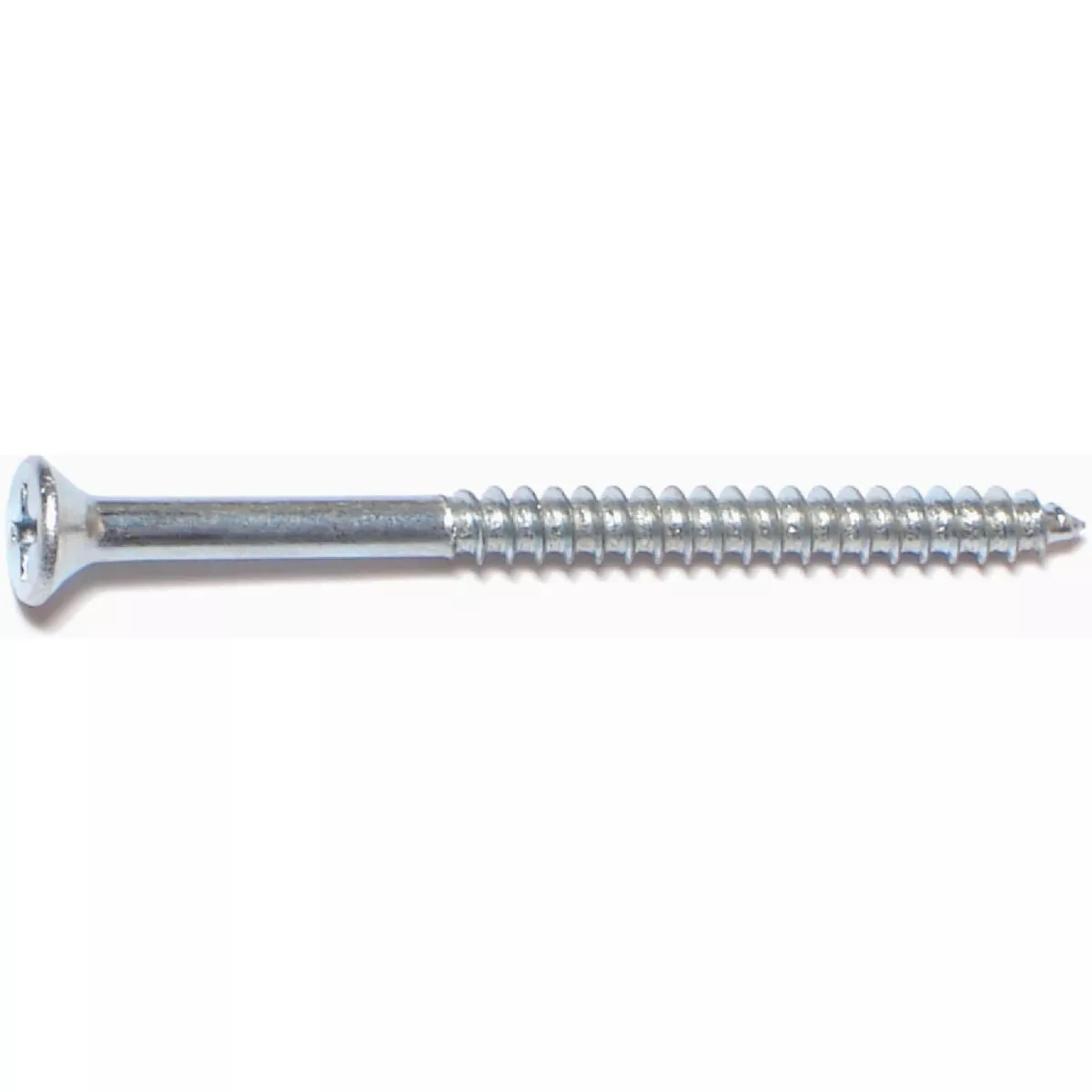 Midwest Fastener #6 x 2 In. Zinc Plated Steel Phillips Flat Head Wood Screws (1 Ct.)-