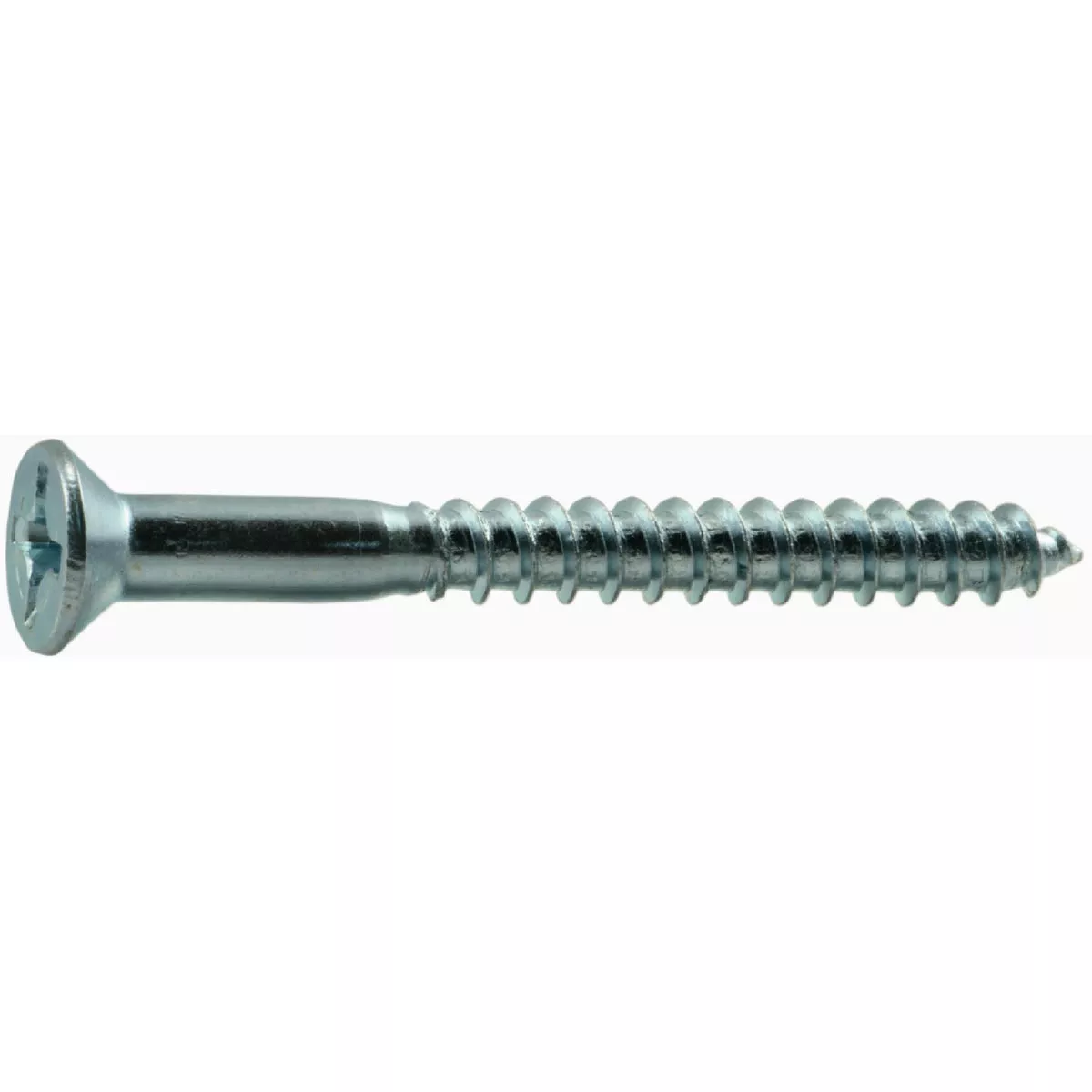 Midwest Fastener #12 x 2-1/4 In. Zinc Plated Steel Phillips Flat Head Wood Screws (1 Ct.)- - photo 2