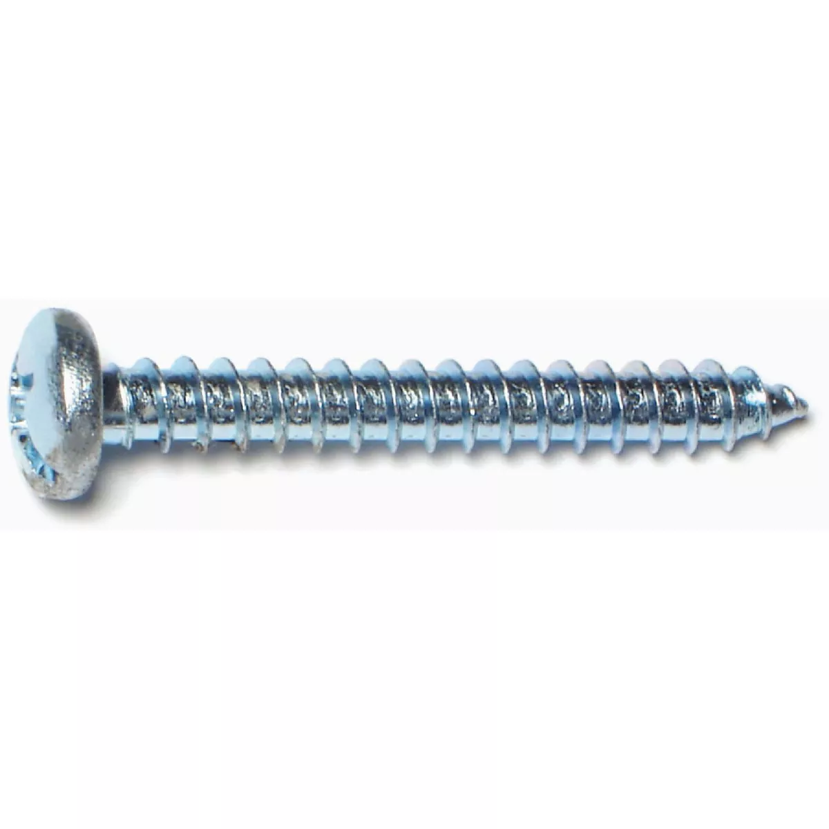 Midwest Fastener #14 x 2 In. Zinc Plated Steel Combo Pan Head Sheet Metal Screws (1 Ct.)