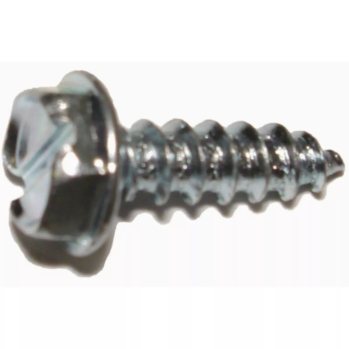 Midwest Fastener #7 x 1/2 In. Zinc Plated Steel Slotted Hex Washer Head Sheet Metal Screws (1 Ct.)