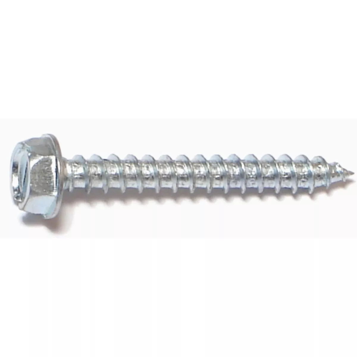 Midwest Fastener #10 x 1-1/2 In. Zinc Plated Steel Slotted Hex Washer Head Sheet Metal Screws (1 Ct.)
