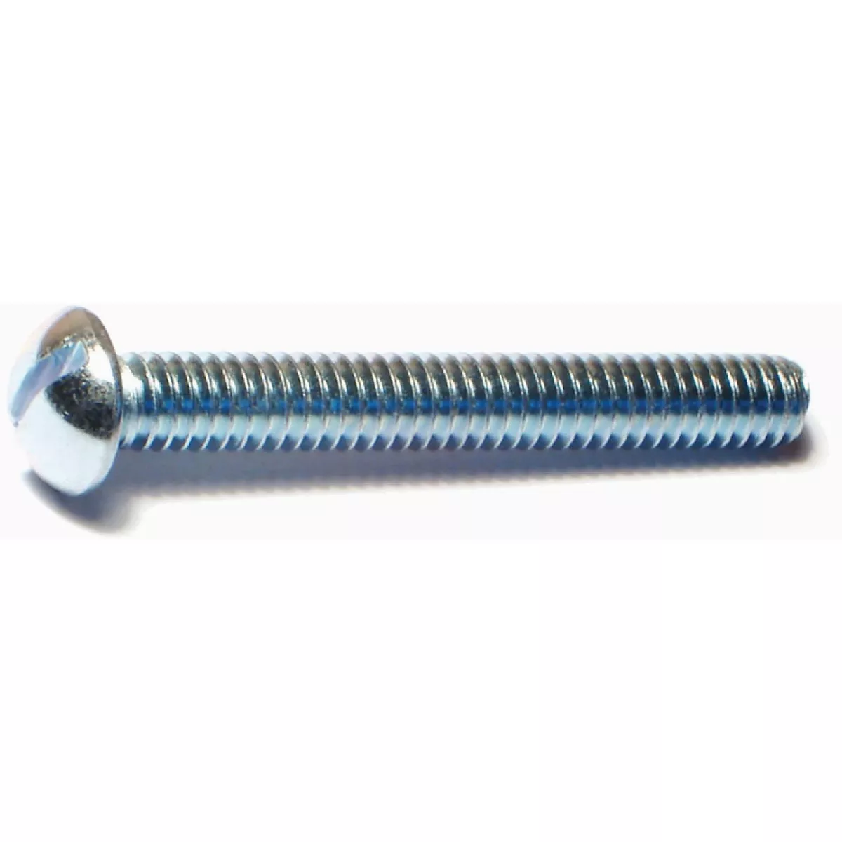 Midwest Fastener 1/4 In.-20 x 2 In. Zinc Plated Steel Coarse Thread Slotted Round Head Machine Screws