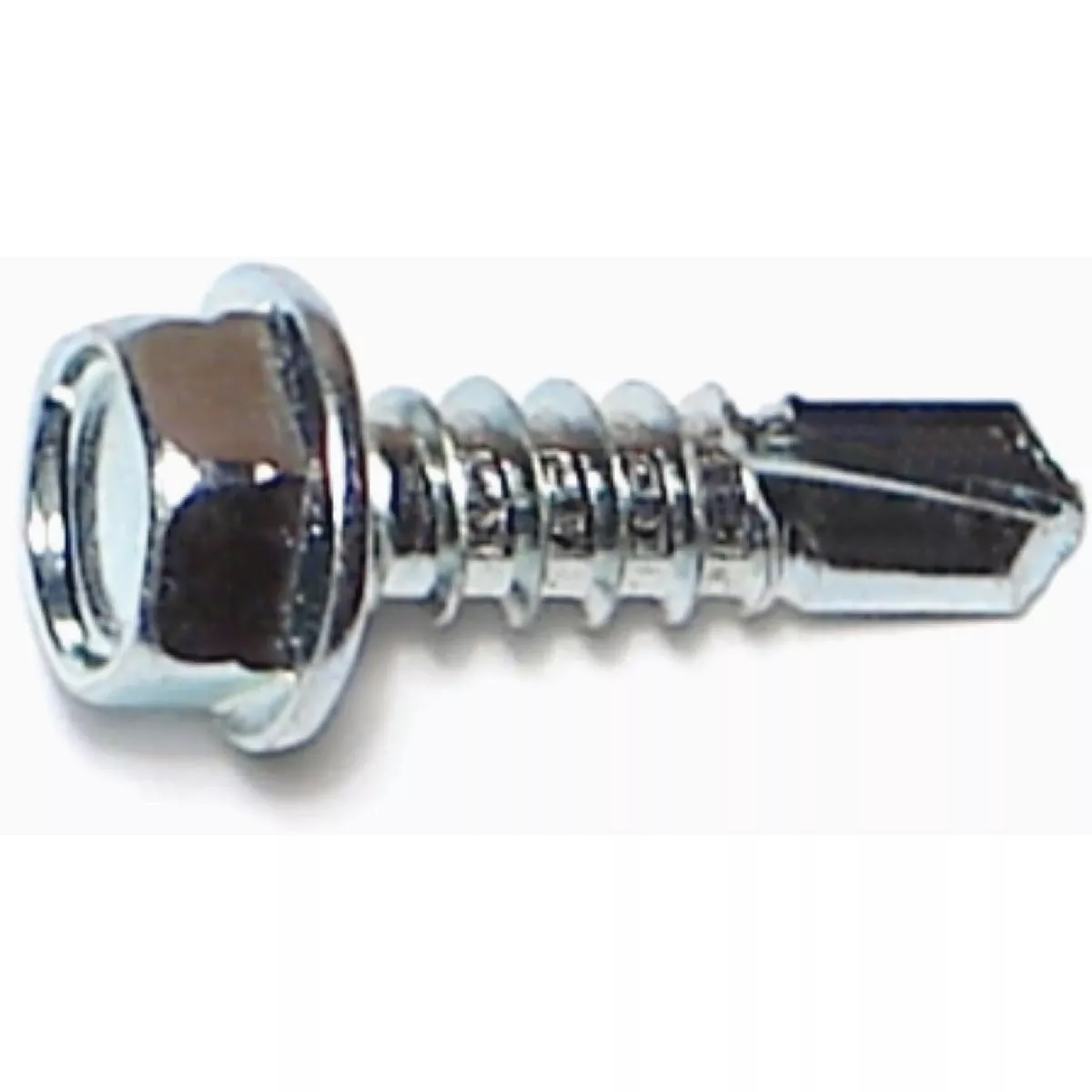 Midwest Fastener #12-14 x 3/4 In. Zinc Plated Steel Hex Washer Head Self-Drilling Screws