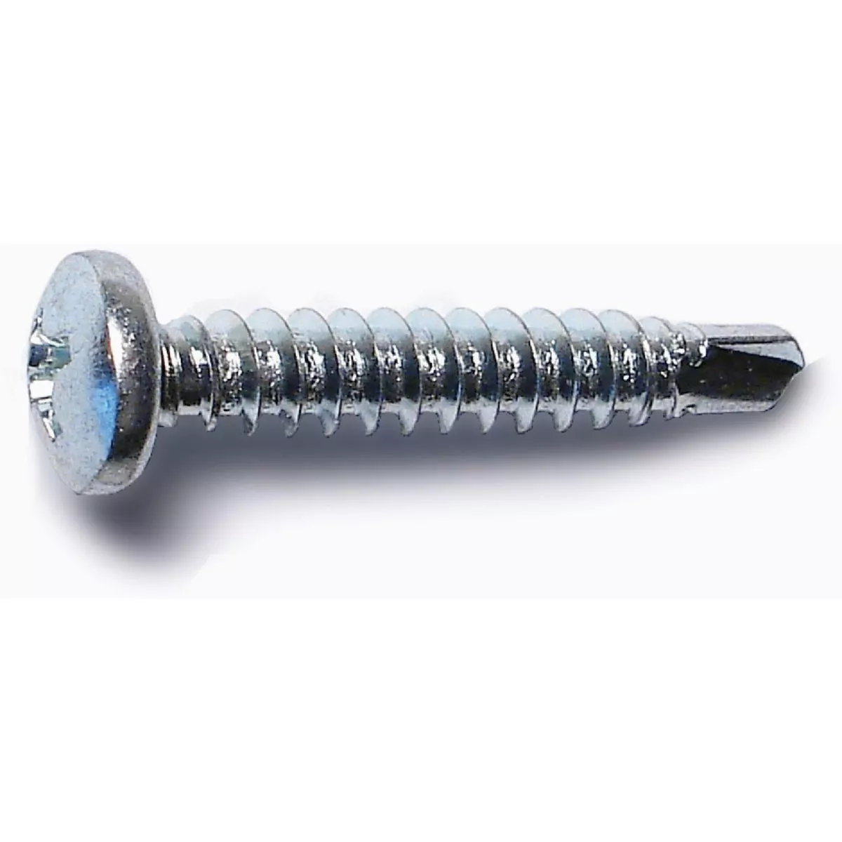 Midwest Fastener #8-18 x 1 In. Zinc Plated Steel Phillips Pan Head Self-Drilling Screws (1 Ct.)