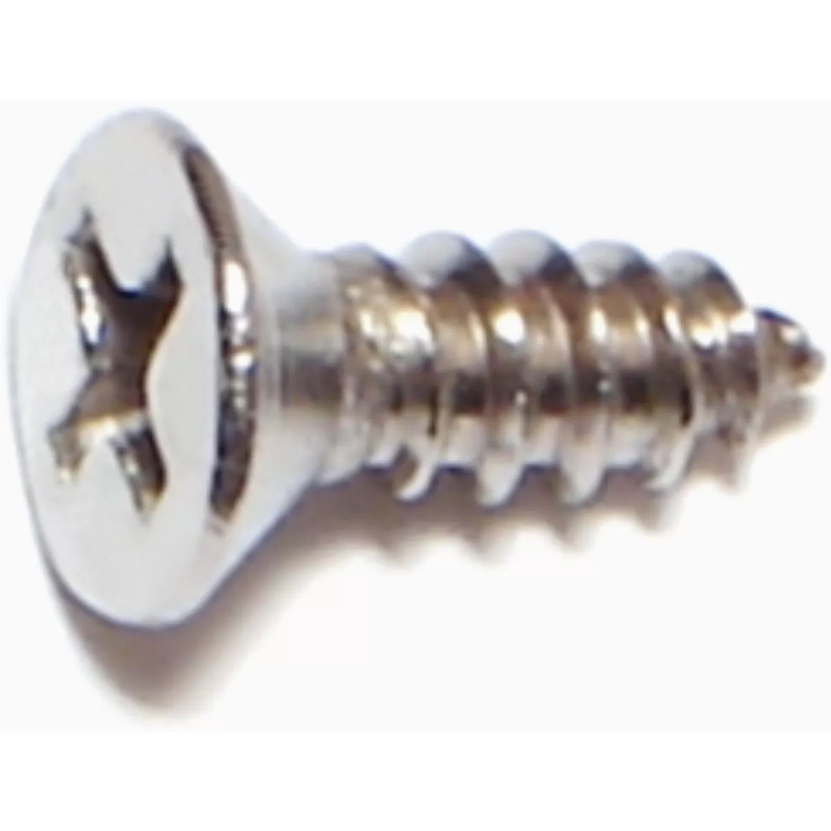Midwest Fastener #8 x 1/2 In. 18-8 Stainless Steel Phillips Flat Head Sheet Metal Screws (1 Ct.)
