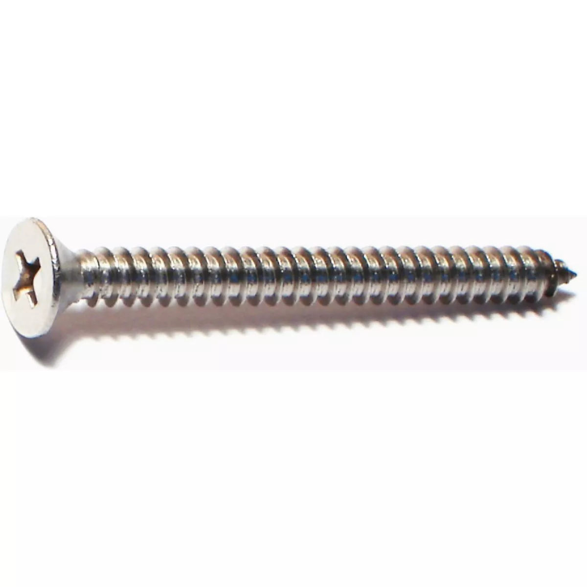 Midwest Fastener #10 x 2 In. 18-8 Stainless Steel Phillips Flat Head Sheet Metal Screws (1 Ct.)-