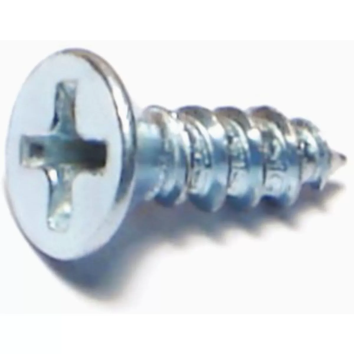 Midwest Fastener #8 x 1/2 In. Zinc Plated Steel Phillips Flat Head Sheet Metal Screws (1 Ct.)-