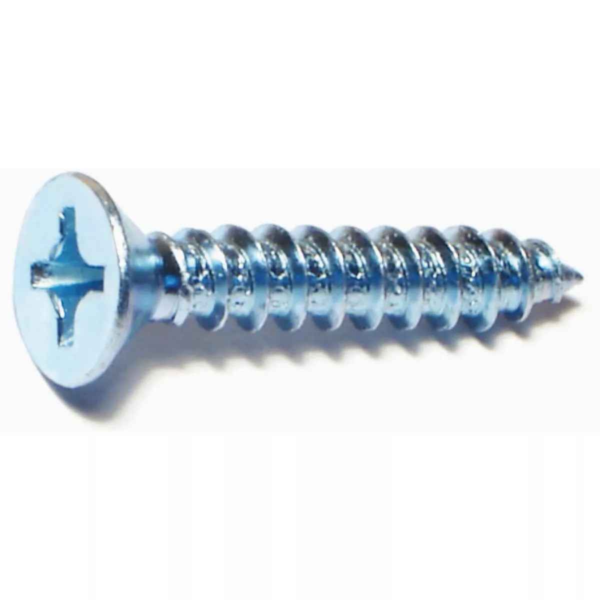 Midwest Fastener #12 x 1-1/4 In. Zinc Plated Steel Phillips Flat Head Sheet Metal Screws (1 Ct.)