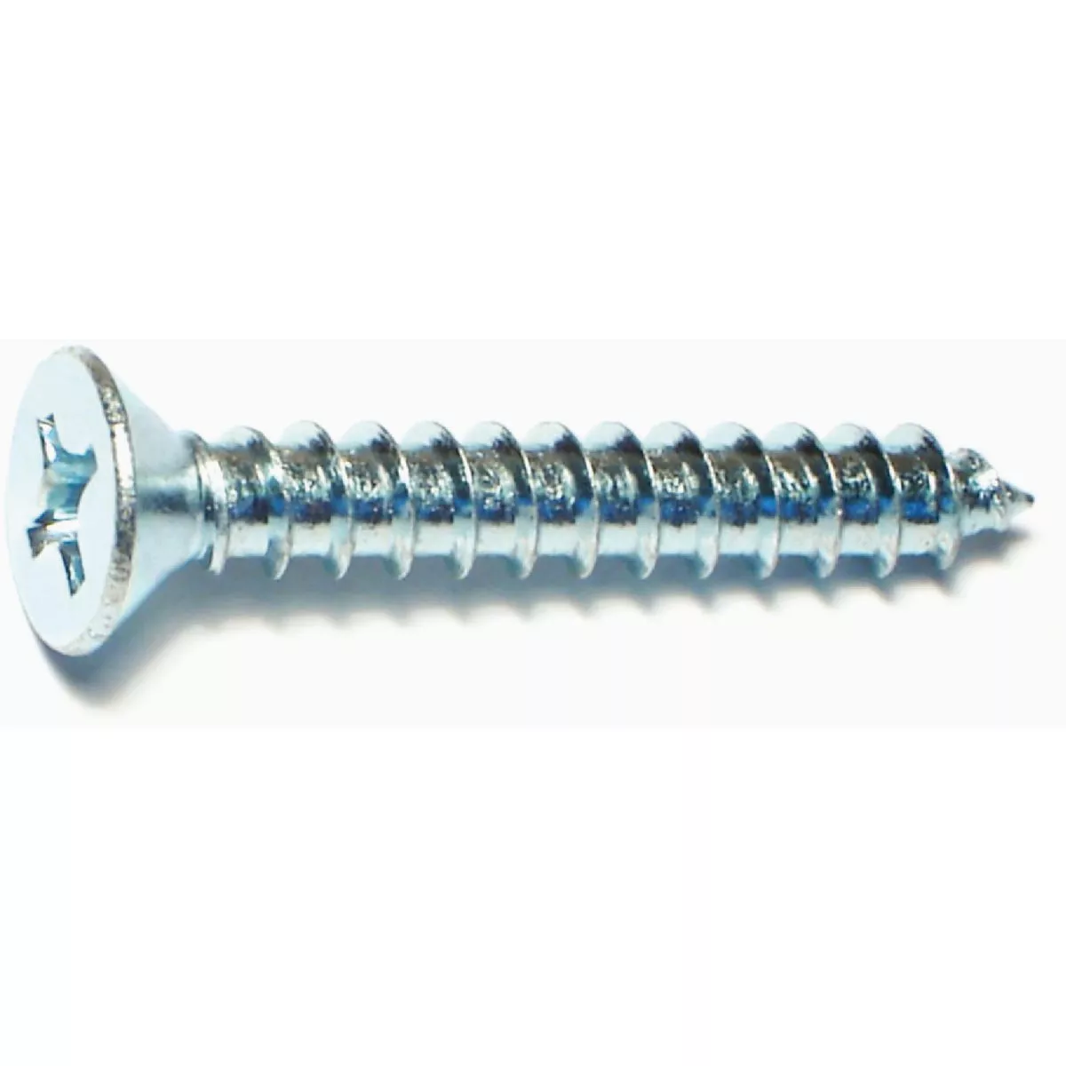 Midwest Fastener #12 x 1-1/2 In. Zinc Plated Steel Phillips Flat Head Sheet Metal Screws (1 Ct.)-