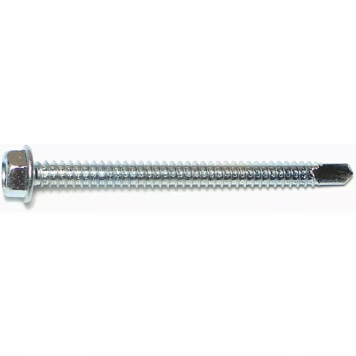 Midwest Fastener #14-14 x 3 In. Zinc Plated Steel Hex Washer Head Self-Drilling Screws (1 Ct.) - photo 2