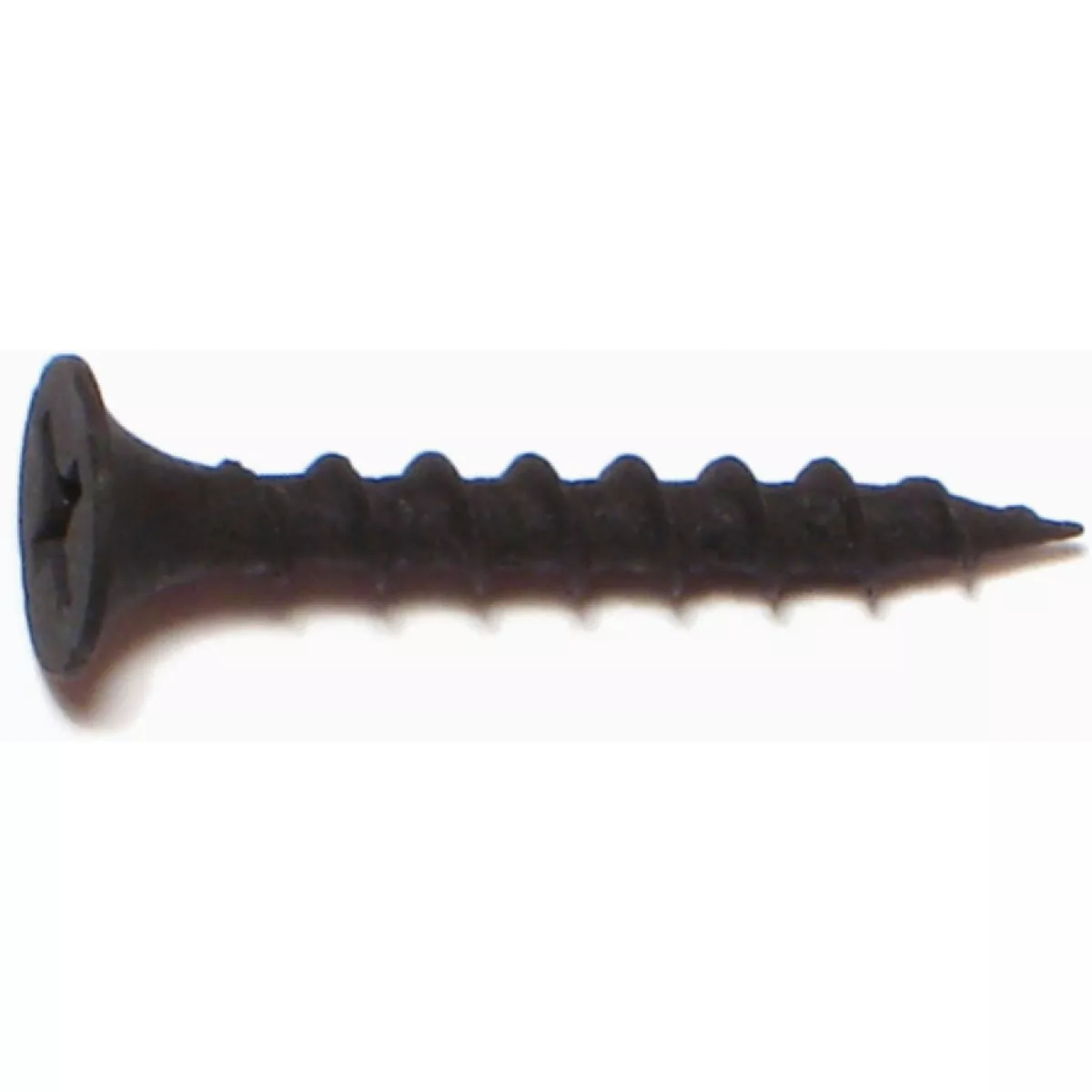 Midwest Fastener #6 x 1-1/8 In. Black Phosphate Steel Coarse Thread Phillips Bugle Head Drywall Screws (1 Ct.)-