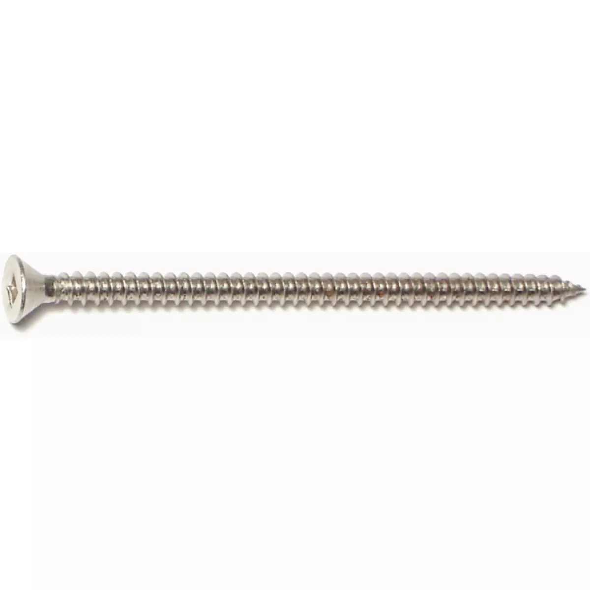 Midwest Fastener #8 x 3 In. 18-8 Stainless Steel Square Drive Flat Head Sheet Metal Screws