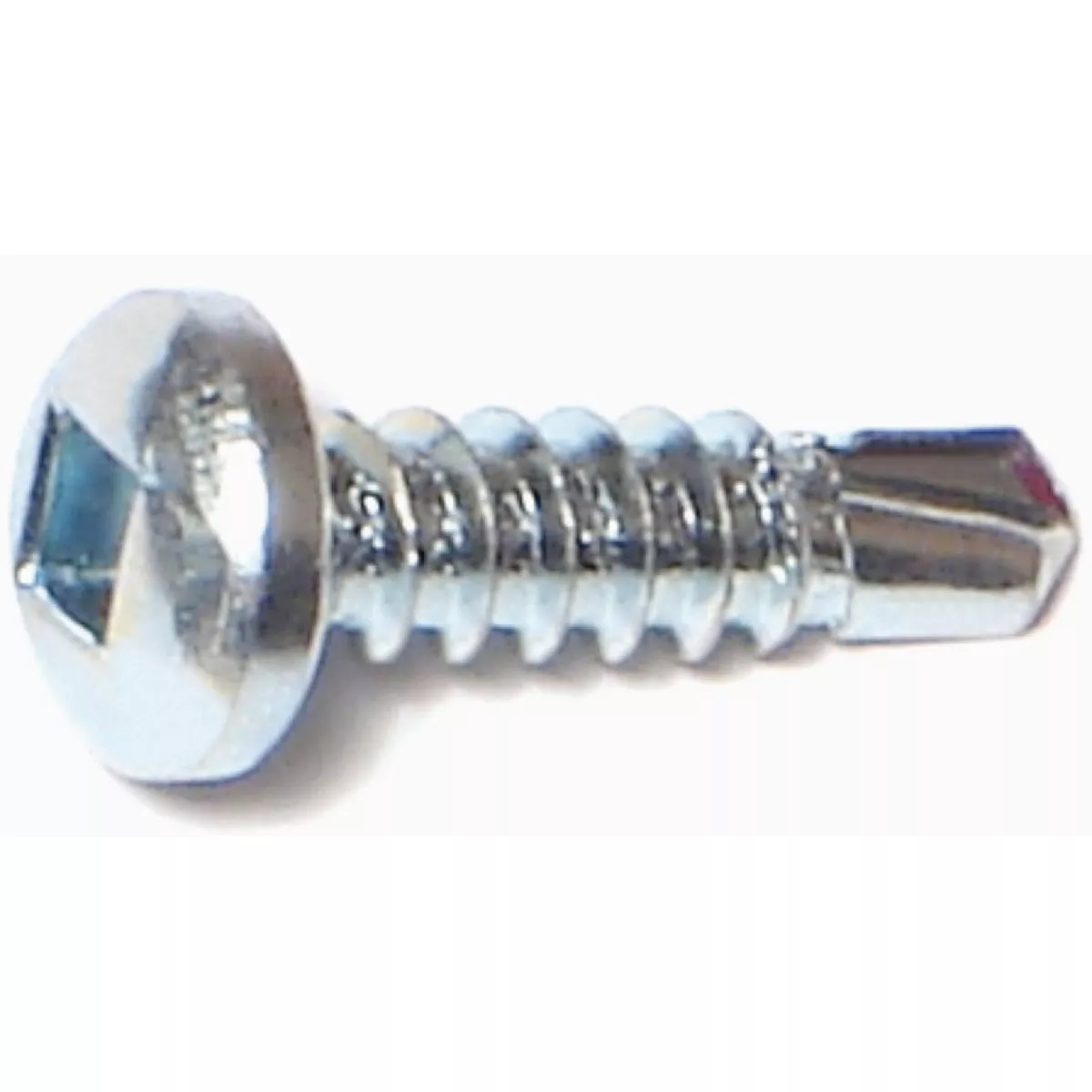 Midwest Fastener #8-18 x 5/8 In. Zinc Plated Steel Square Drive Pan Head Self-Drilling Screws