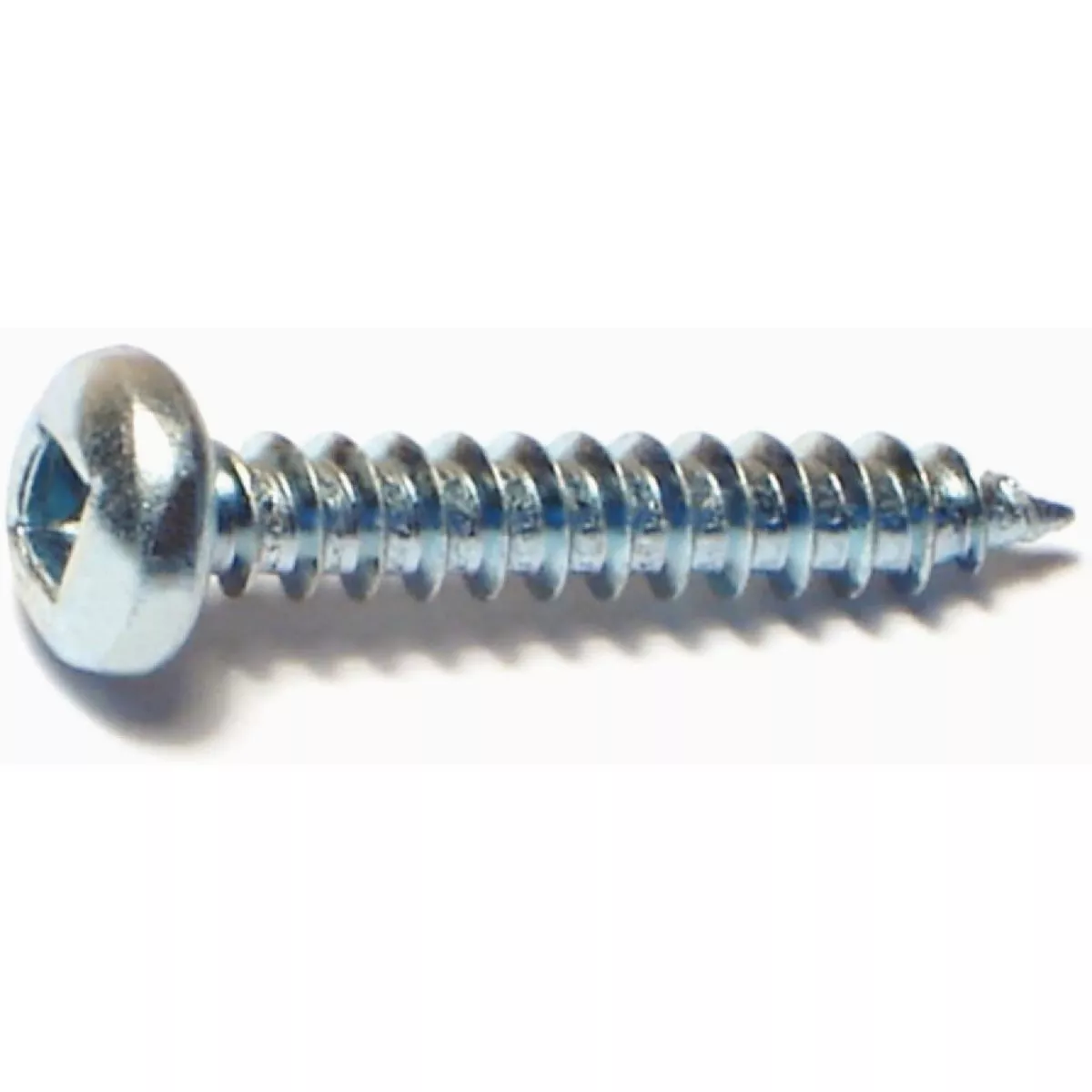 Midwest Fastener #8 x 1 In. Zinc Plated Steel Square Drive Pan Head Sheet Metal Screws