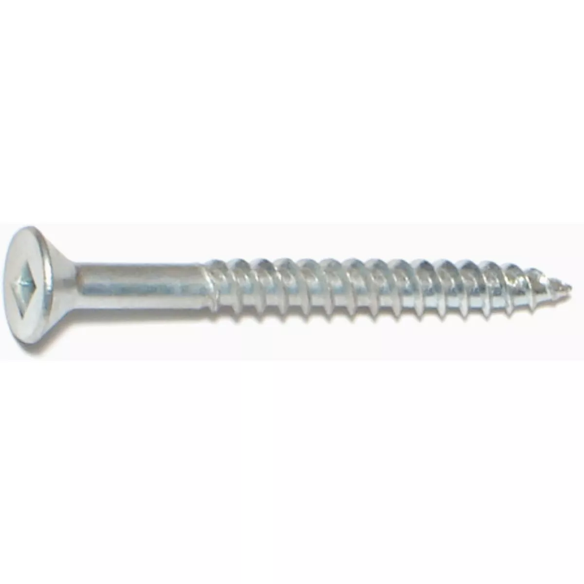 Midwest Fastener #8 x 1-3/4 In. Zinc Plated Steel Square Drive Flat Head Wood Screws