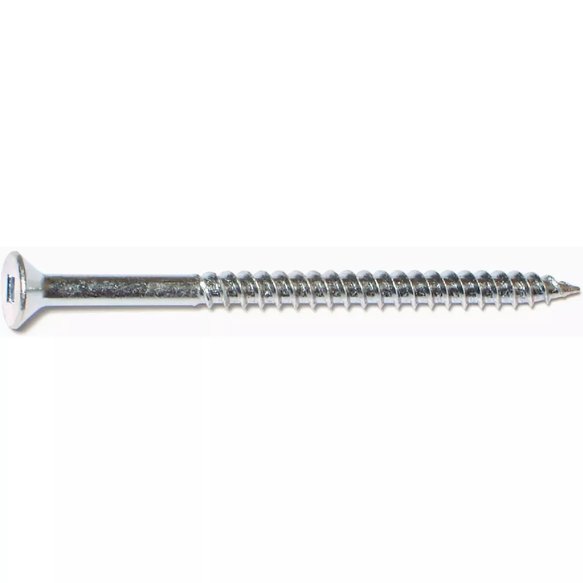 Midwest Fastener #10 x 3 In. Zinc Plated Steel Square Drive Flat Head Wood Screws (1 Ct.) - photo 2