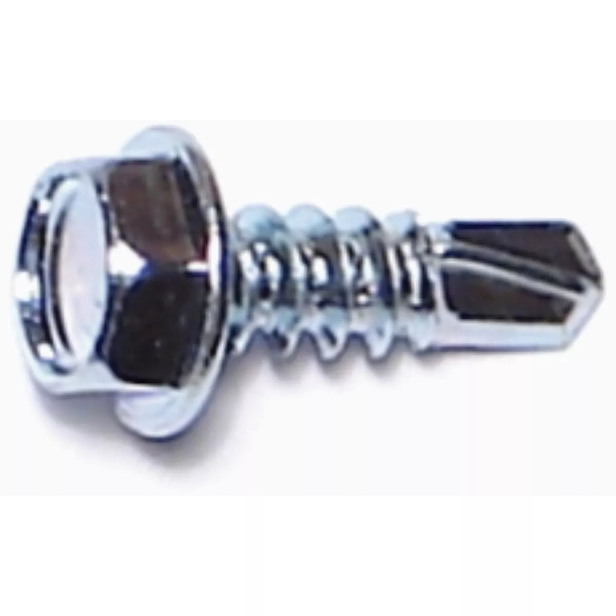 Midwest Fastener #8-18 x 1/2 In. Zinc Plated Steel Hex Washer Head Self-Drilling Screws (1 Ct.)
