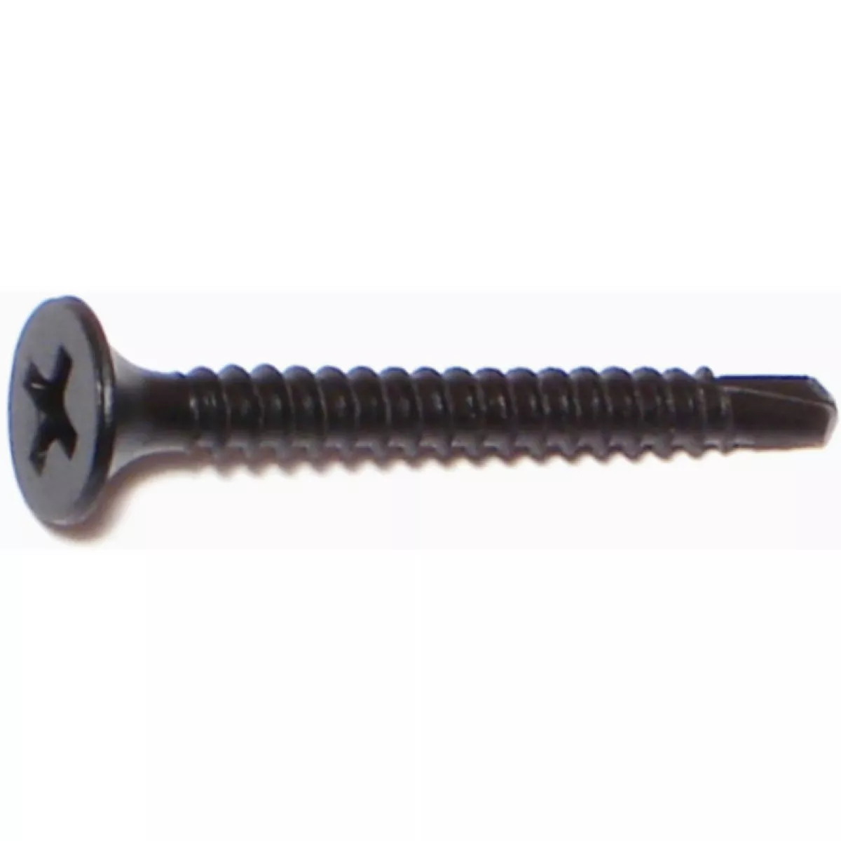 Midwest Fastener #6-20 x 1-1/4 In. Black Phosphate Steel Phillips Head Self-Drilling Screws (1 Ct.) - photo 2