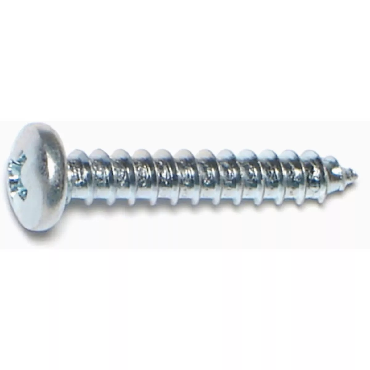 Midwest Fastener #8 x 1 In. Zinc Plated Steel Phillips Pan Head Sheet Metal Screws (1 Ct.)-