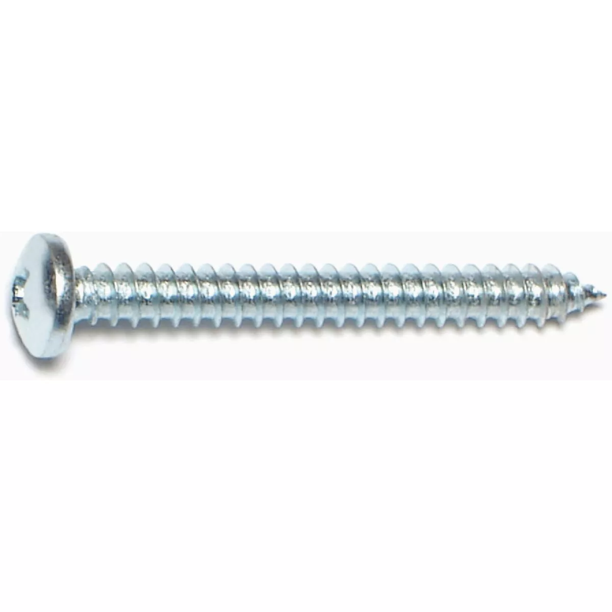 Midwest Fastener #8 x 1-1/2 In. Zinc Plated Steel Phillips Pan Head Sheet Metal Screws (1 Ct.)-