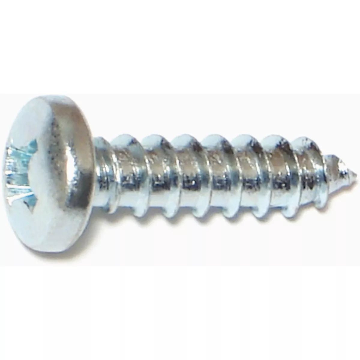 Midwest Fastener #14 x 1 In. Zinc Plated Steel Phillips Pan Head Sheet Metal Screws (1 Ct.)