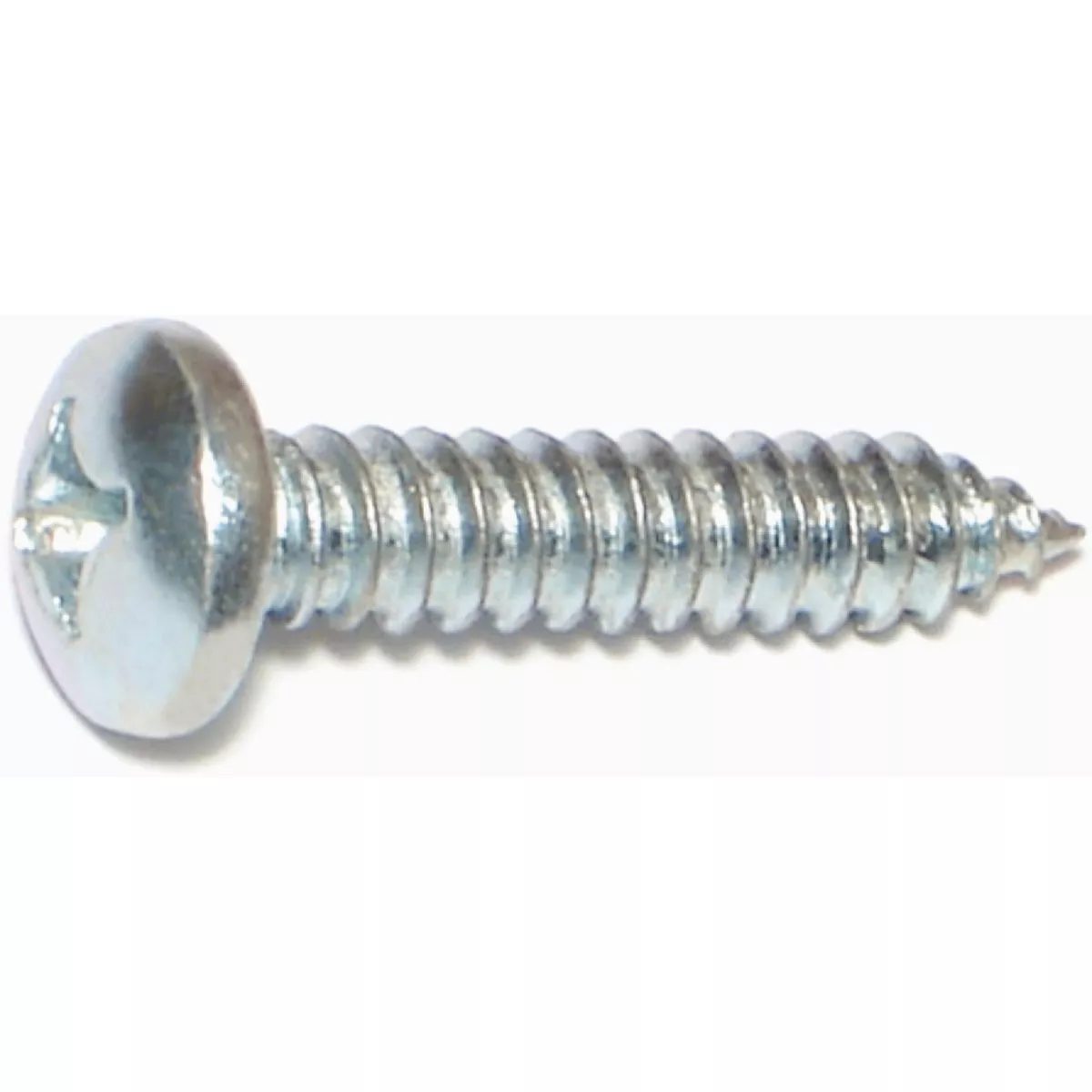 Midwest Fastener #14 x 1-1/4 In. Zinc Plated Steel Phillips Pan Head Sheet Metal Screws (1 Ct.)-