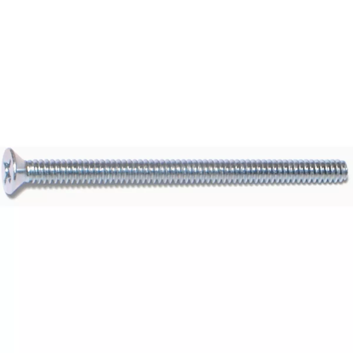 Midwest Fastener #6-32 x 2 In. Zinc Plated Steel Coarse Thread Phillips Flat Head Machine Screws