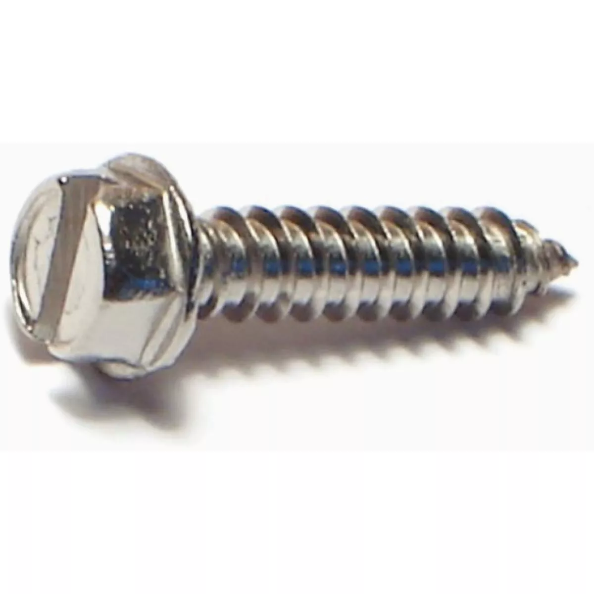 Midwest Fastener #8 x 3/4 In. 18-8 Stainless Steel Slotted Hex Washer Head Sheet Metal Screws