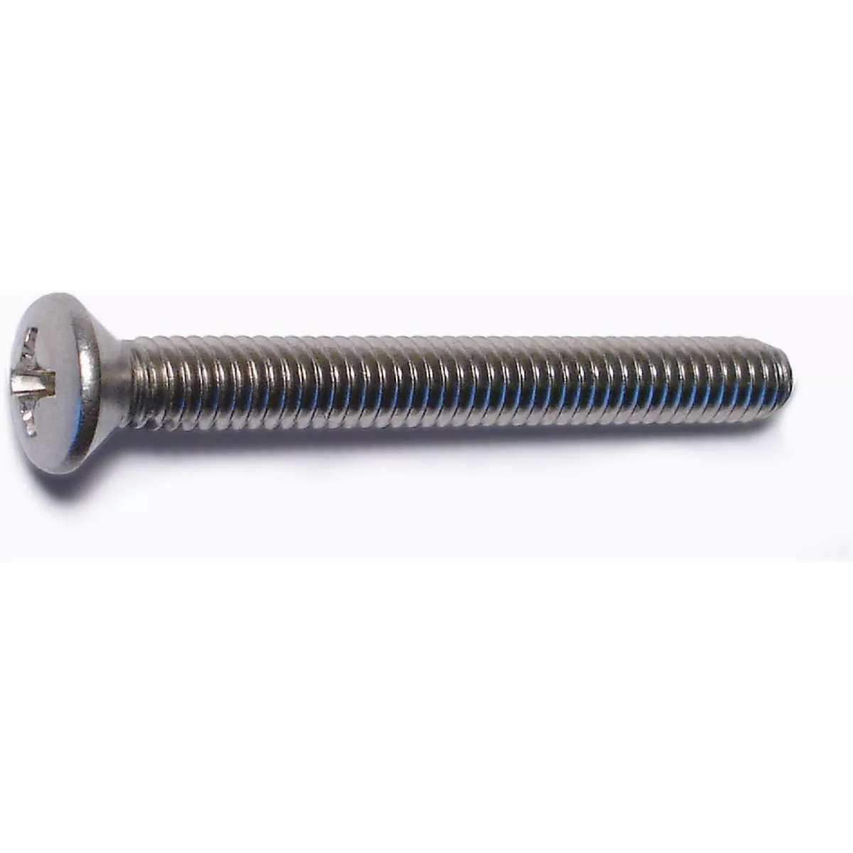 Midwest Fastener #8-32 x 1-1/2 In. 18-8 Stainless Steel Coarse Thread Phillips Oval Head Machine Screws