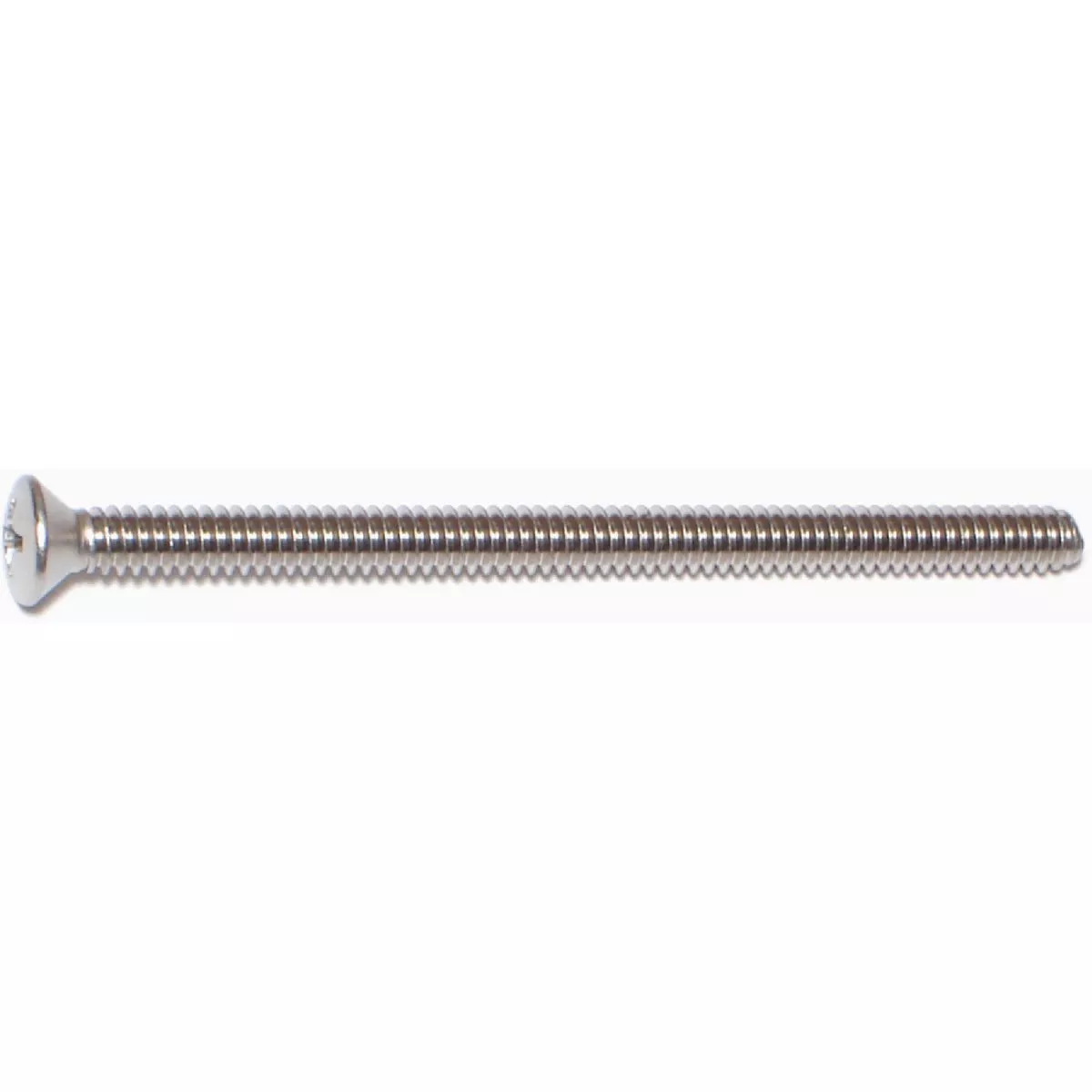 Midwest Fastener #10-24 x 3 In. 18-8 Stainless Steel Coarse Thread Phillips Oval Head Machine Screws (1 Ct.)-