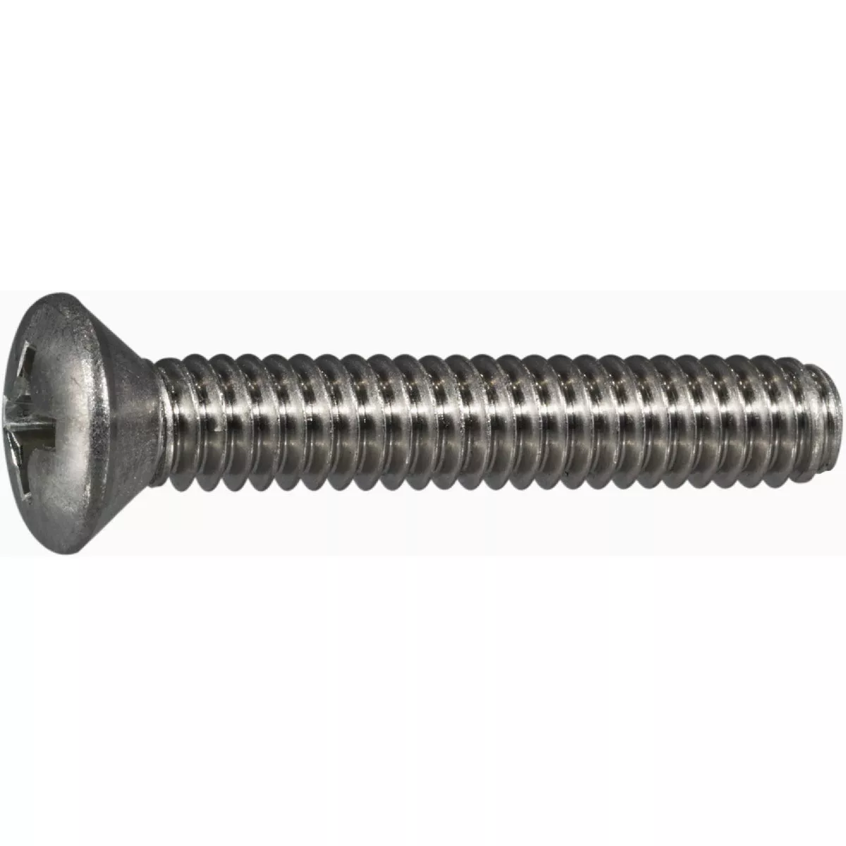 Midwest Fastener 1/4 In.-20 x 1-1/2 In. 18-8 Stainless Steel Coarse Thread Phillips Oval Head Machine Screws (1 Ct.)-