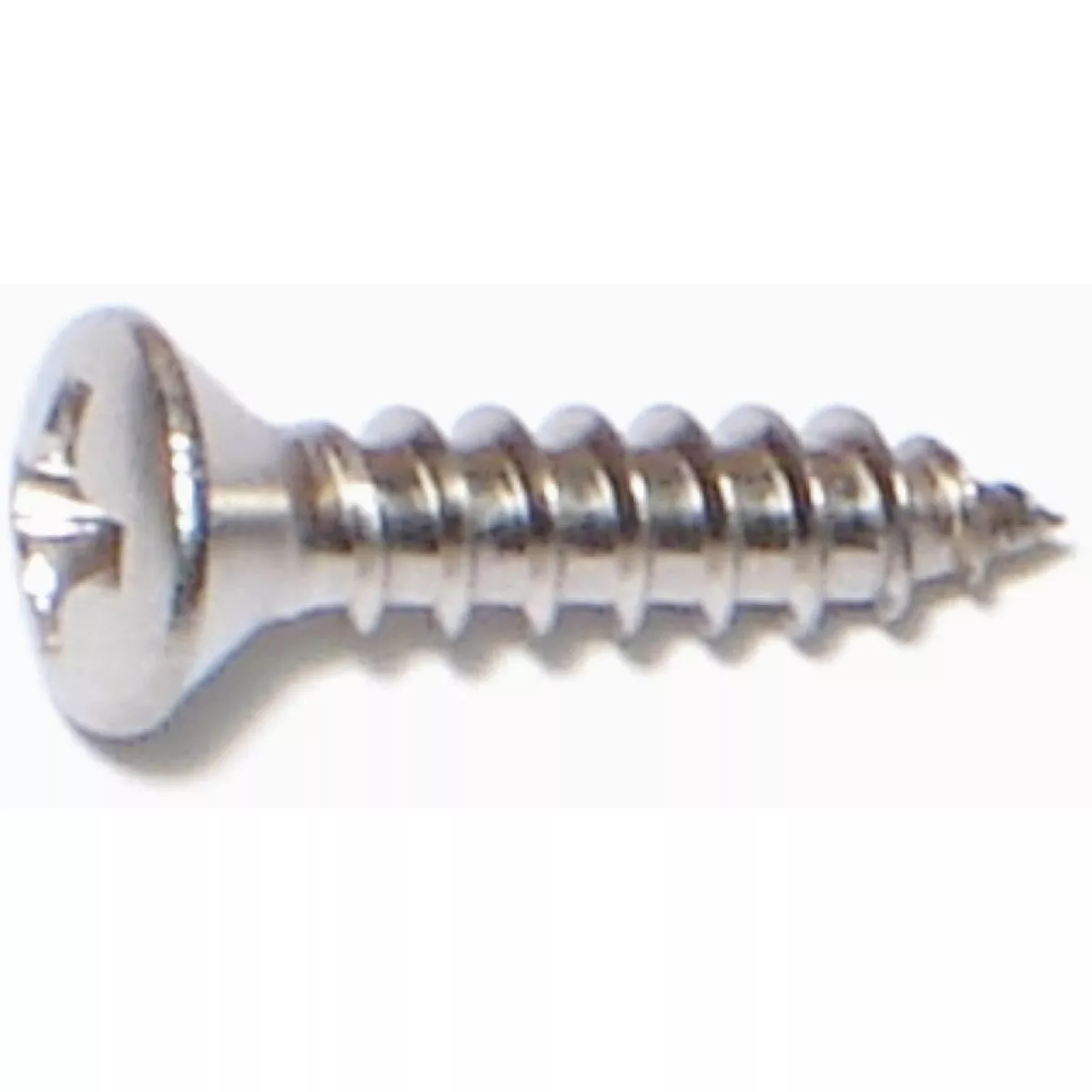 Midwest Fastener #6 x 5/8 In. 18-8 Stainless Steel Phillips Oval Head Sheet Metal Screws