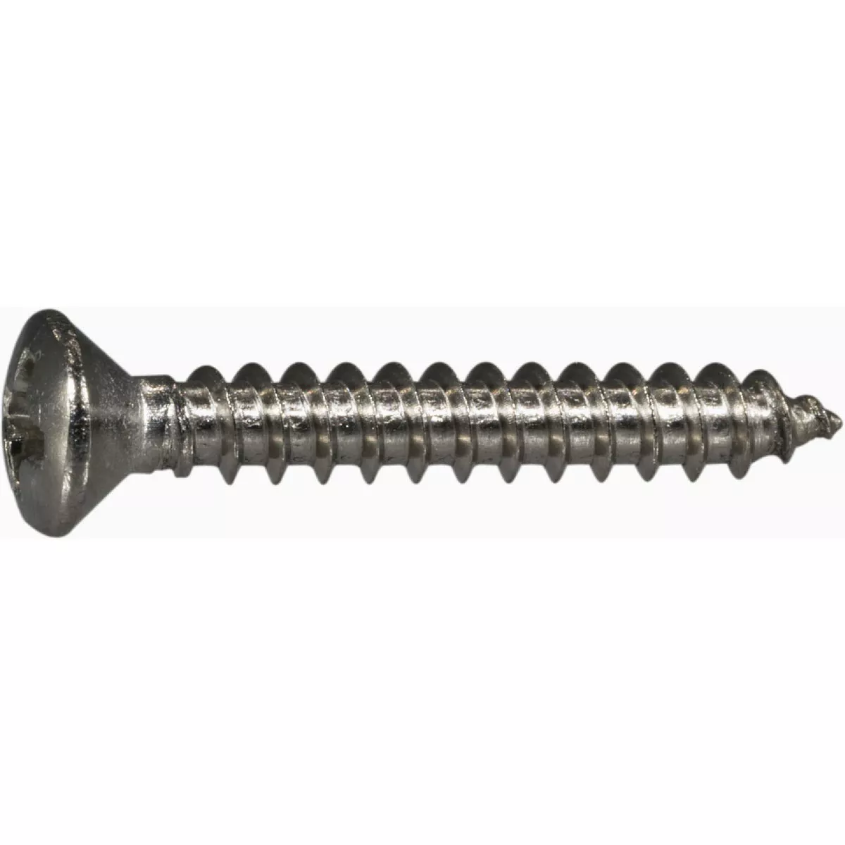 Midwest Fastener #6 x 1 In. 18-8 Stainless Steel Phillips Oval Head Sheet Metal Screws