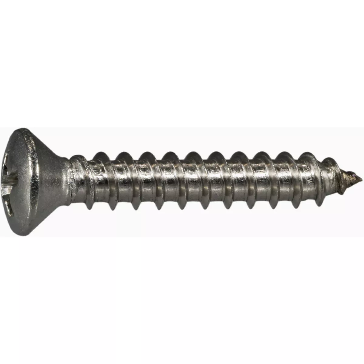 Midwest Fastener #8 x 1 In. 18-8 Stainless Steel Phillips Oval Head Sheet Metal Screws (1 Ct.)-