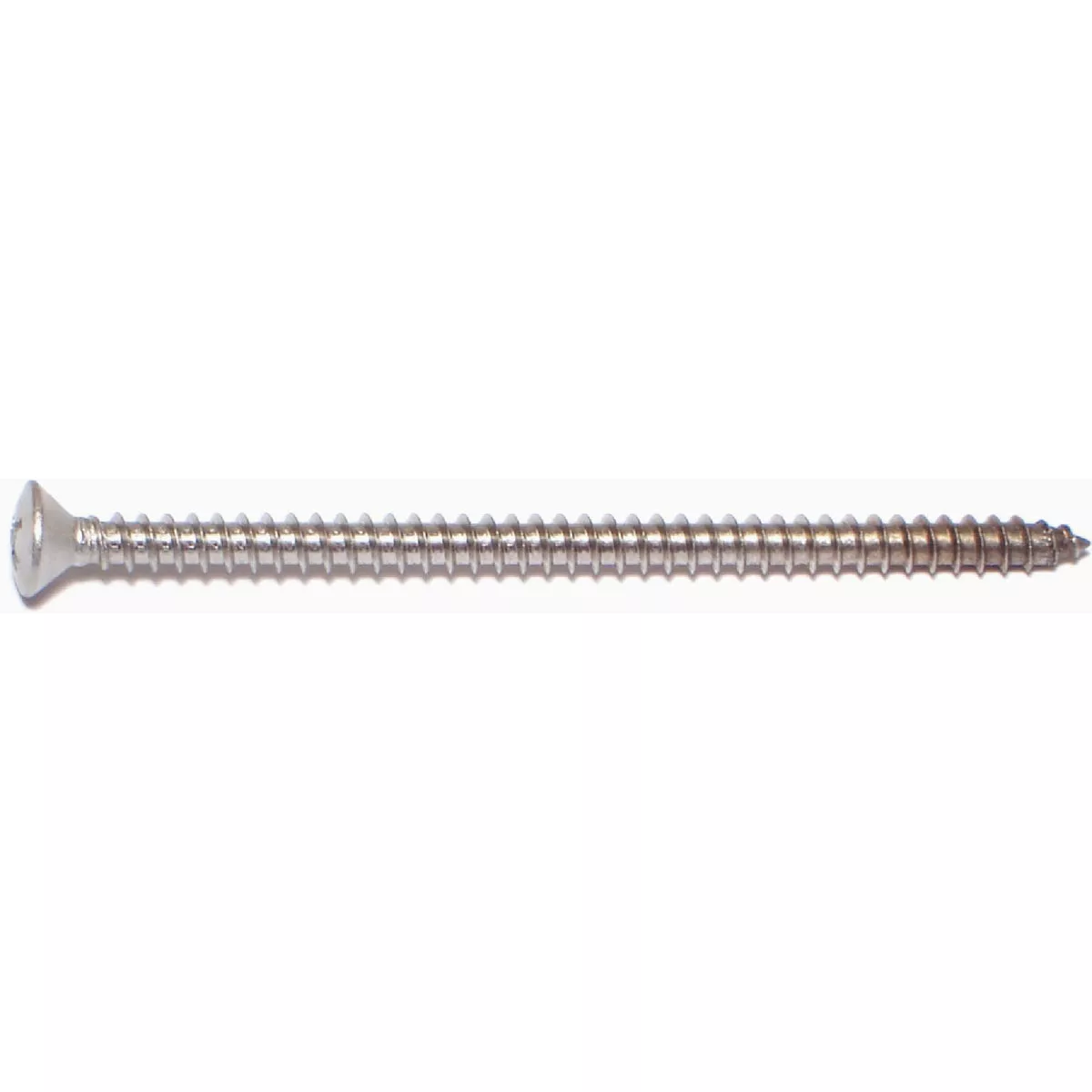 Midwest Fastener #8 x 3 In. 18-8 Stainless Steel Phillips Oval Head Sheet Metal Screws (1 Ct.)-