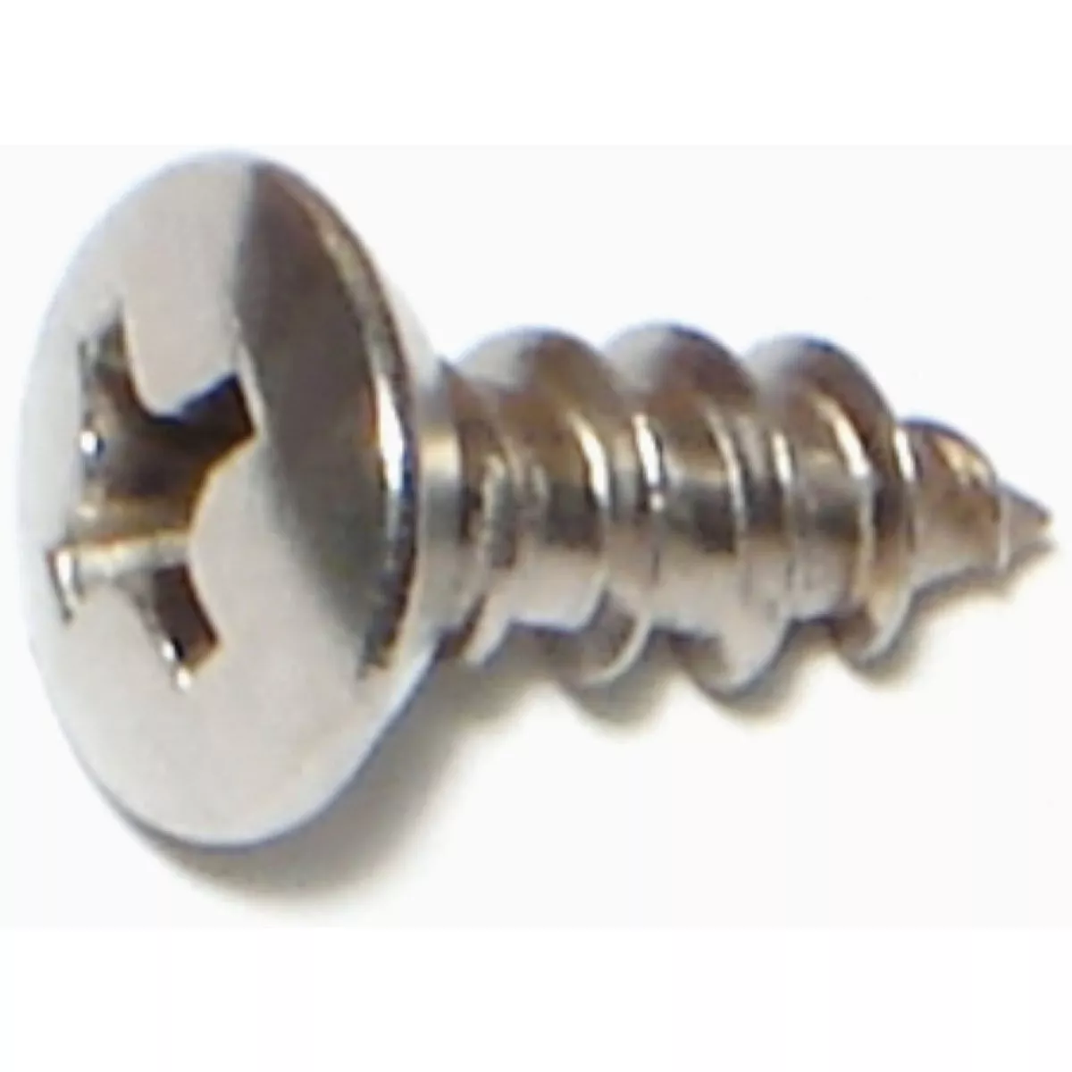 Midwest Fastener #10 x 1/2 In. 18-8 Stainless Steel Phillips Oval Head Sheet Metal Screws (1 Ct.)-