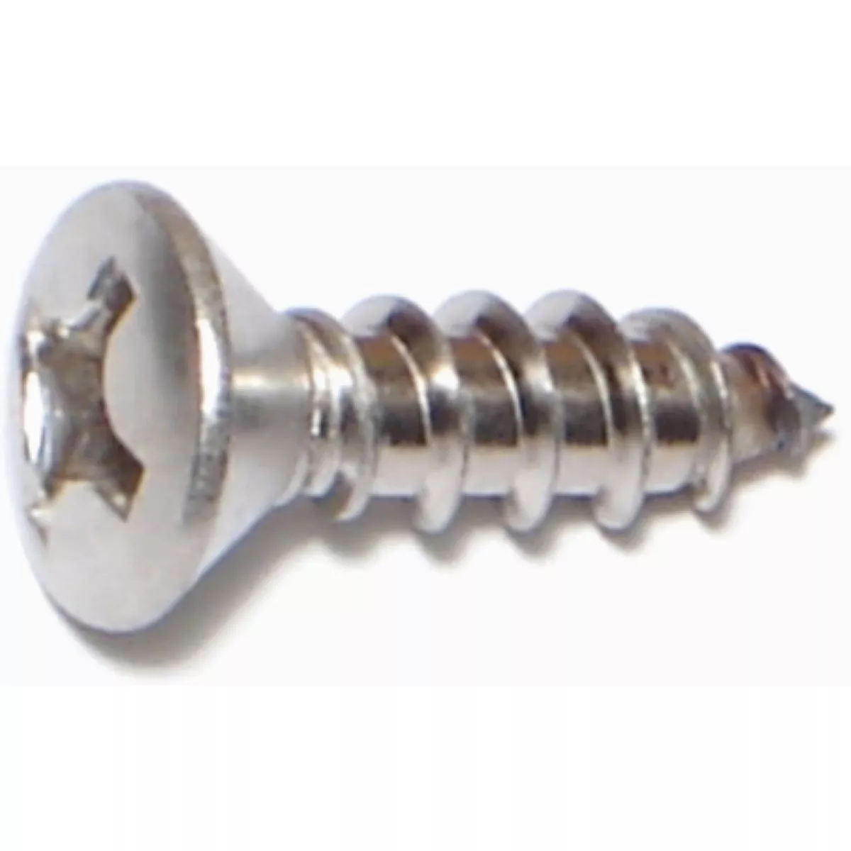 Midwest Fastener #12 x 3/4 In. 18-8 Stainless Steel Phillips Oval Head Sheet Metal Screws (1 Ct.) - photo 2