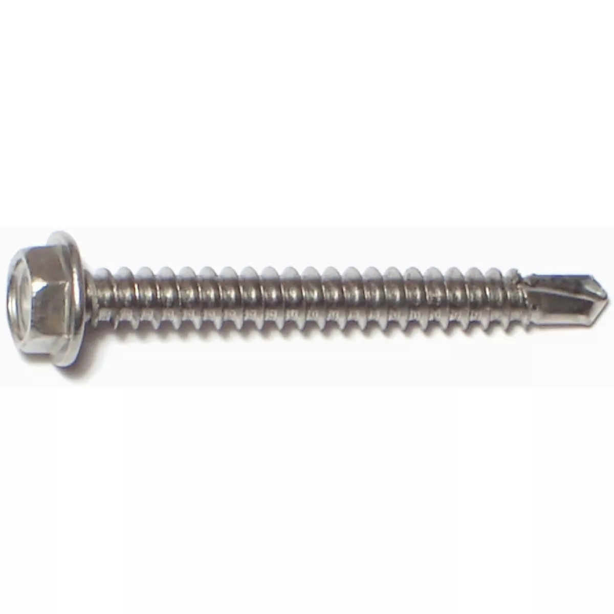 Midwest Fastener #8-18 x 1-1/2 In. 410 Stainless Steel Hex Washer Head Self-Drilling Screws (1 Ct.)- - photo 2