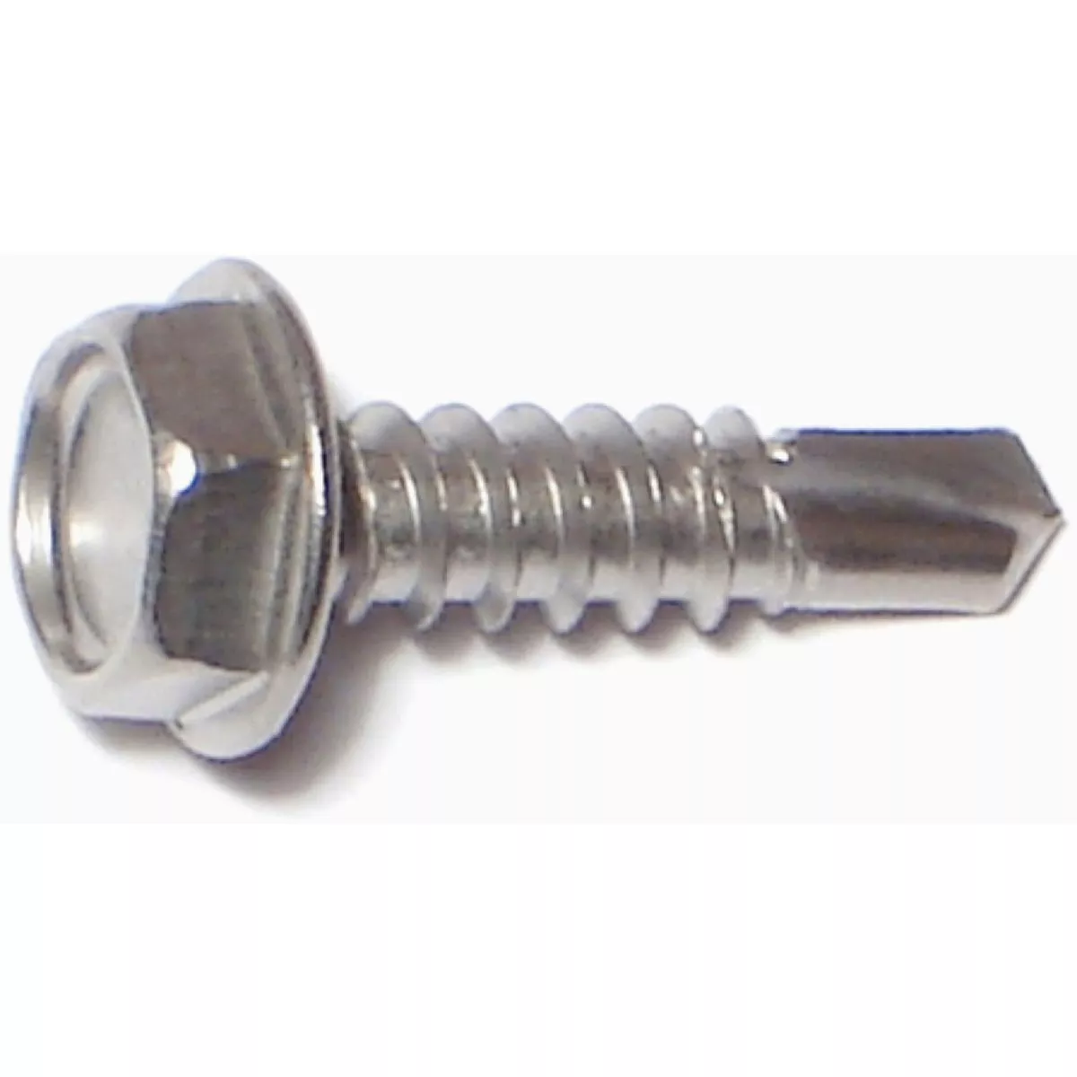 Midwest Fastener #10-16 x 3/4 In. 410 Stainless Steel Hex Washer Head Self-Drilling Screws (1 Ct.)