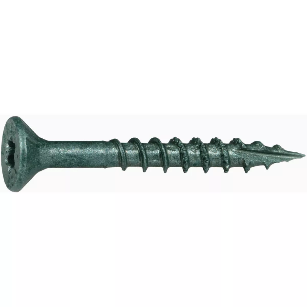 Midwest Fastener #9 x 1-1/2 In. Green XL1500 Coated Steel Star Drive Bugle Head Saberdrive Deck Screws - photo 2