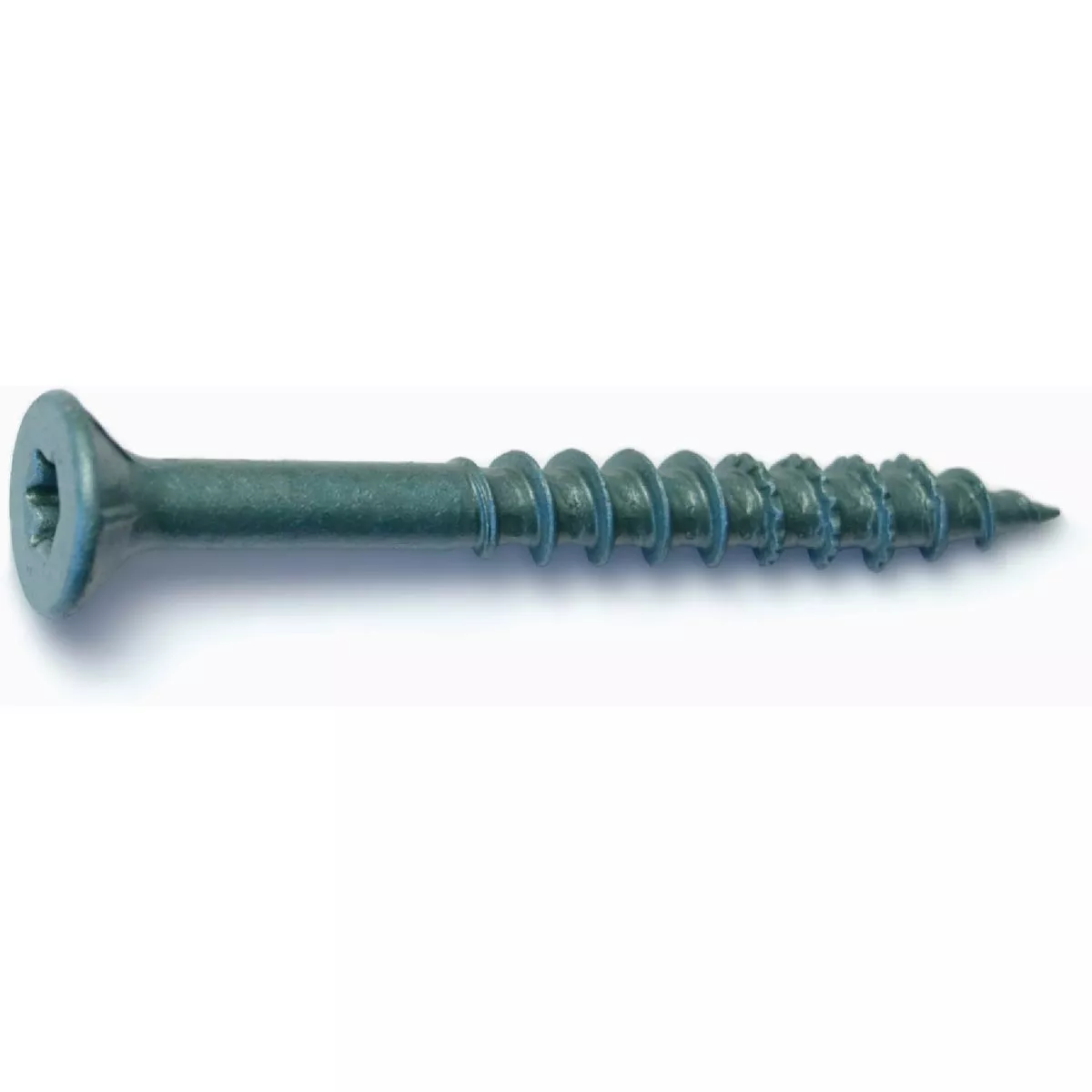 Midwest Fastener #12 x 2 In. Green XL1500 Coated Steel Bugle Head Star Drive Wood Screws