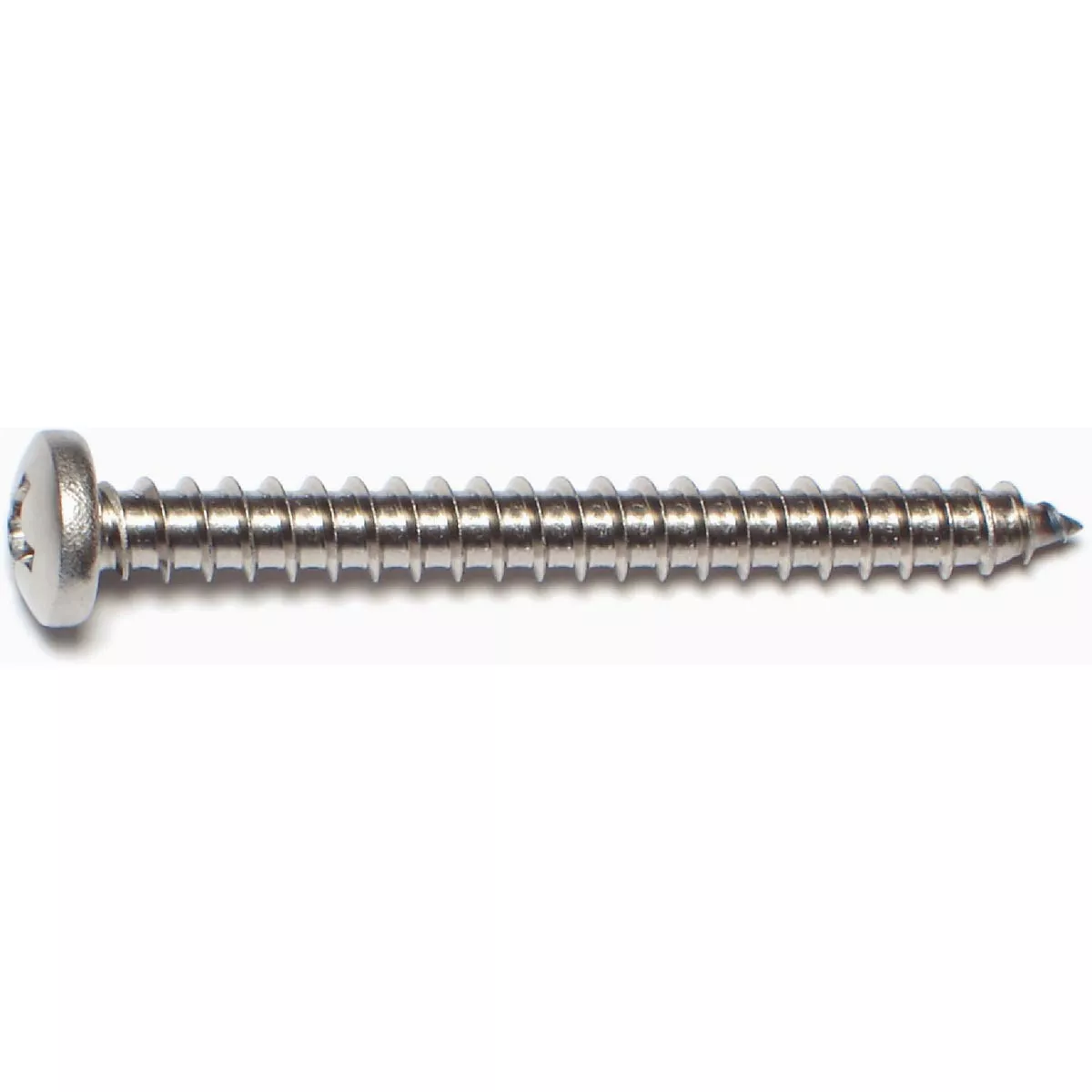 Midwest Fastener #14 x 2-1/2 In. 18-8 Stainless Steel Phillips Pan Head Sheet Metal Screws