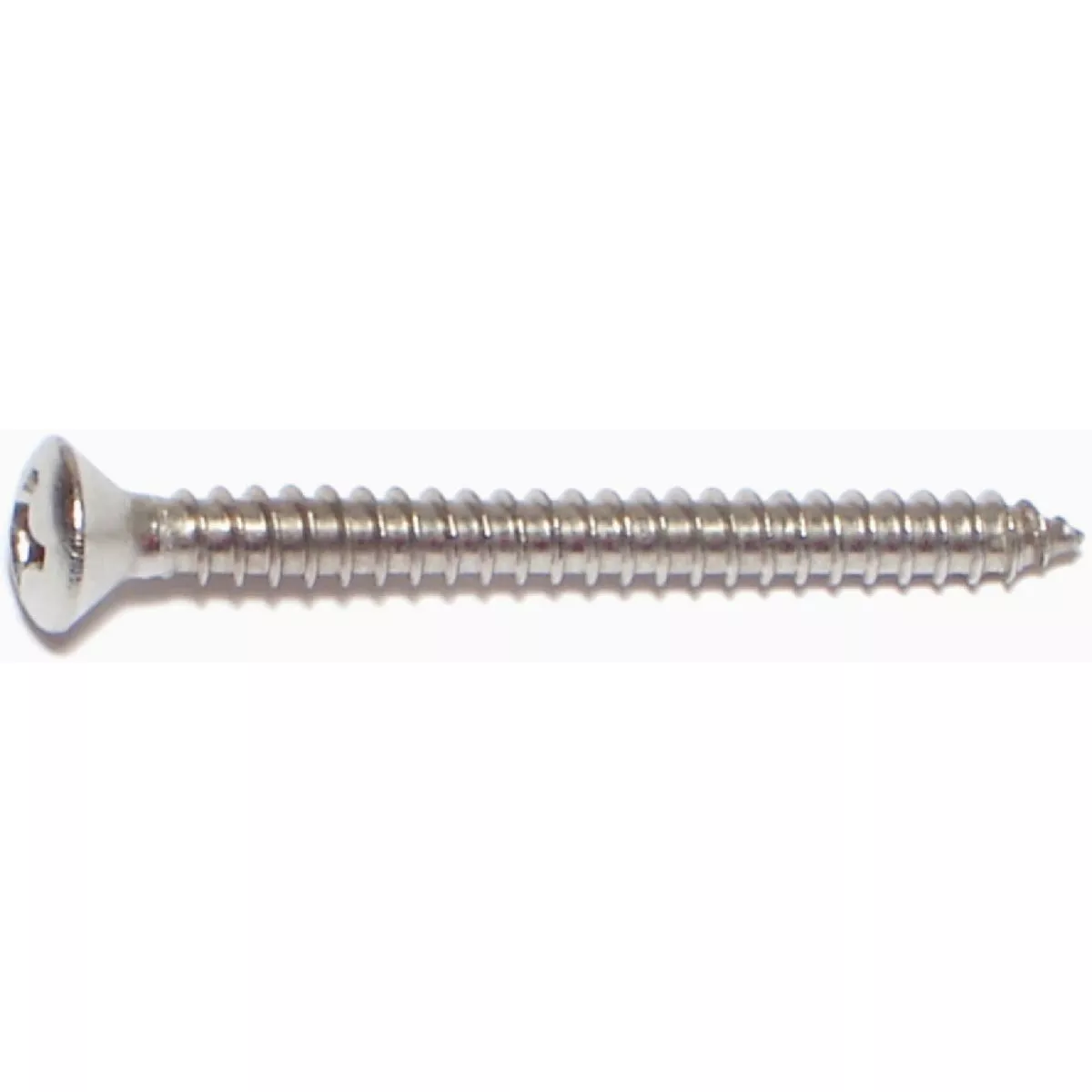 Midwest Fastener #6 x 1-1/2 In. 18-8 Stainless Steel Phillips Oval Head Sheet Metal Screws (1 Ct.)