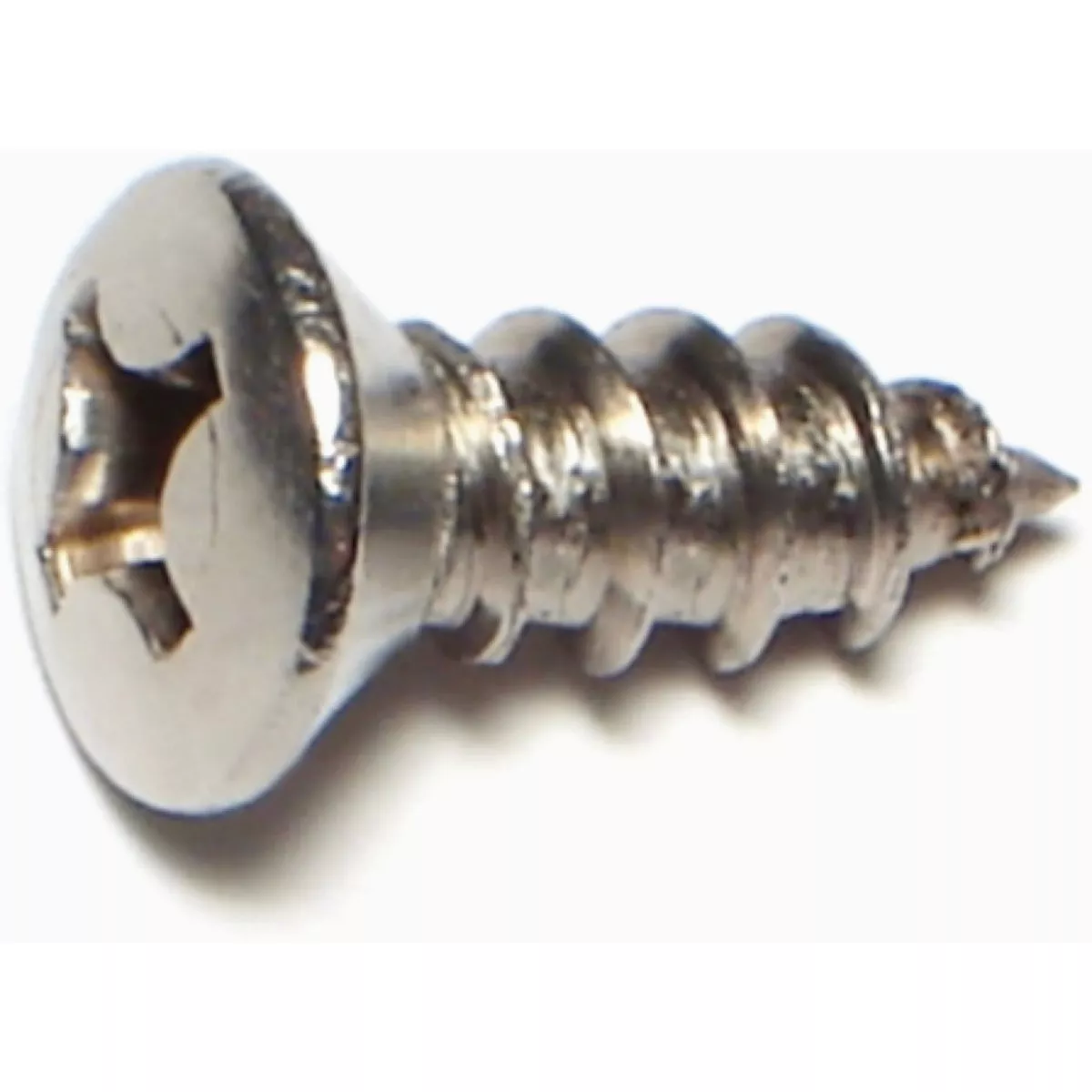 Midwest Fastener #14 x 3/4 In. 18-8 Stainless Steel Phillips Oval Head Sheet Metal Screws (1 Ct.)
